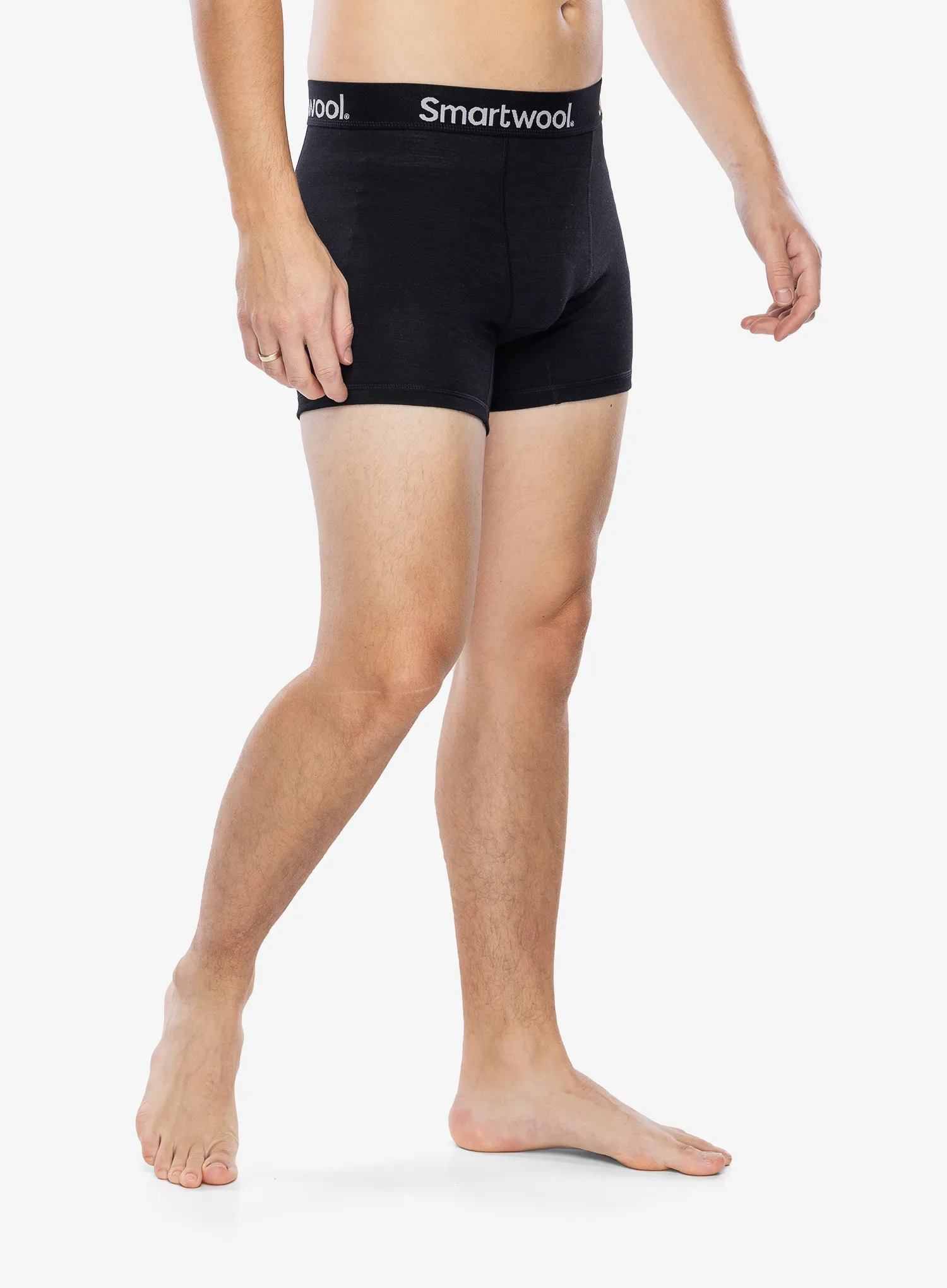Funkční boxerky Smartwool Active Boxer Brief Boxed - black