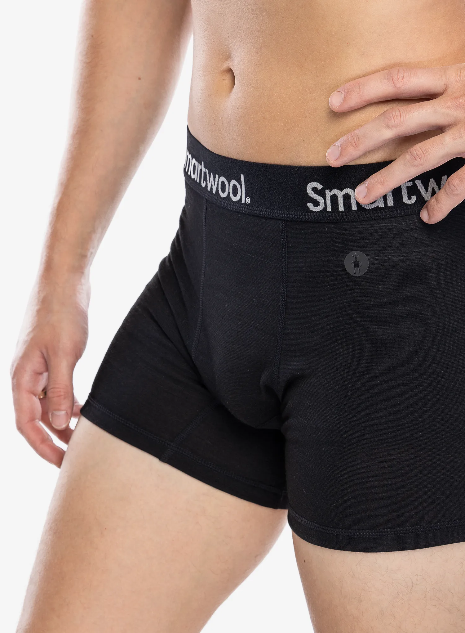 Funkční boxerky Smartwool Active Boxer Brief Boxed - black