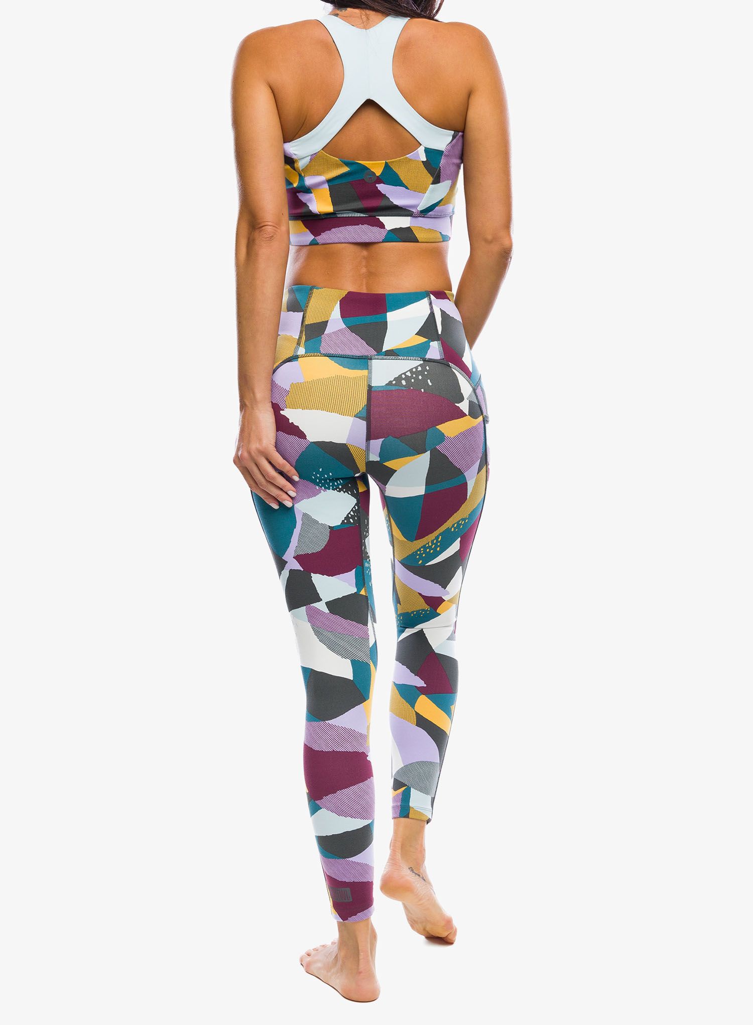 Sportovní podprsenka Smartwool Active Crop Bra - twilight blue mosaic