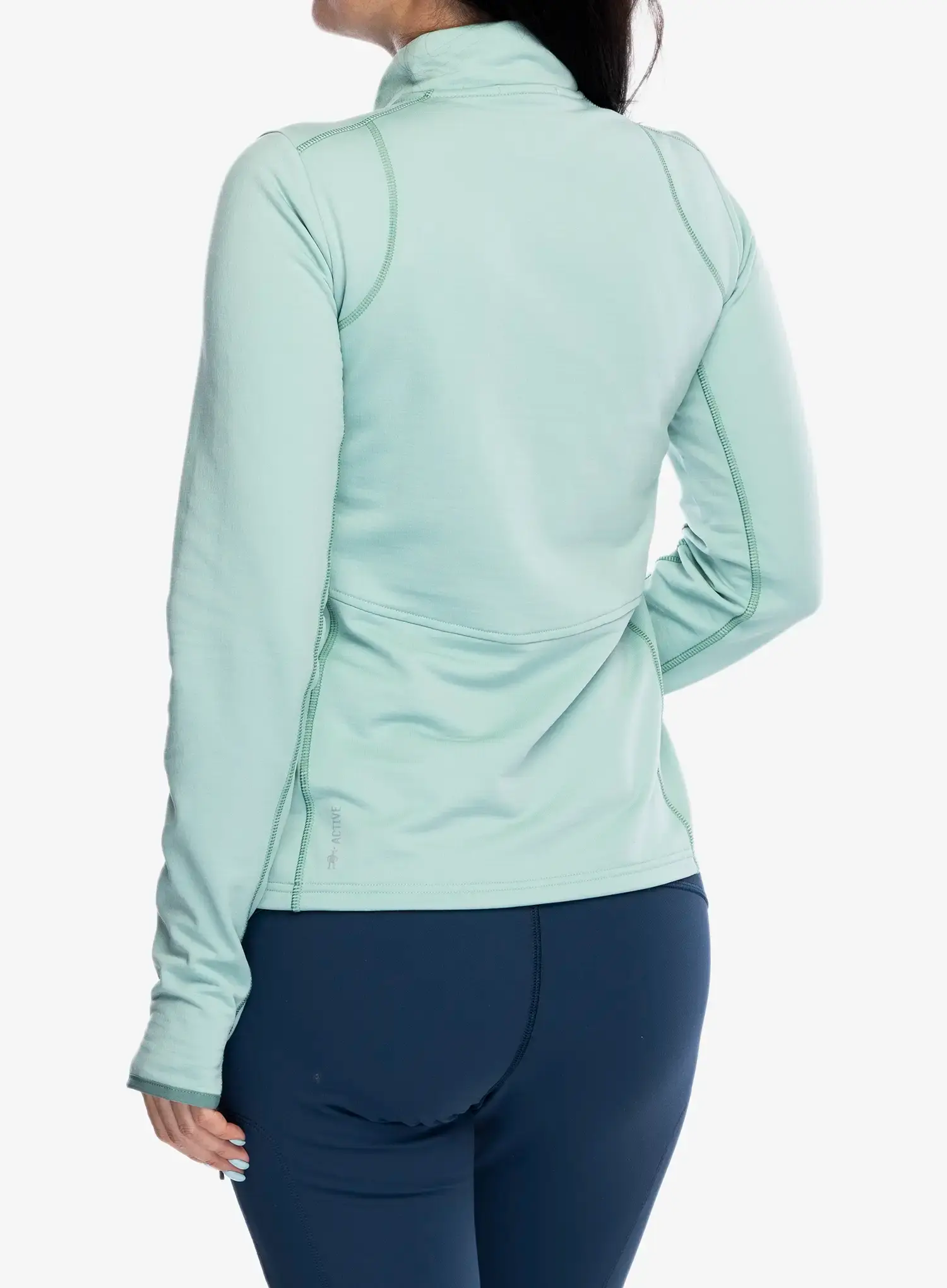 Dámská mikina Smartwool Active Fleece 1/2 Zip - arctic green