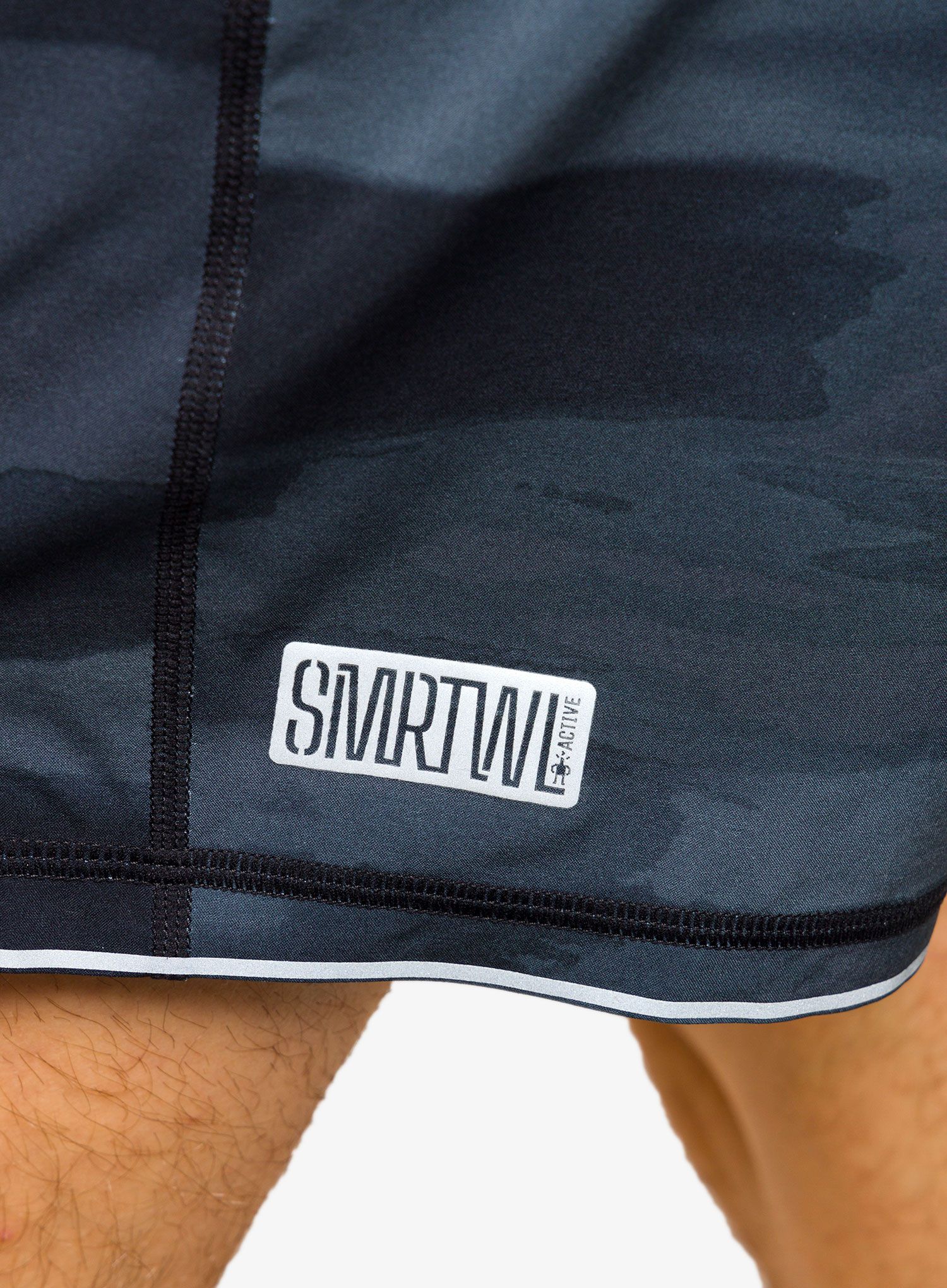 Outdoorové kraťasy Smartwool Active Lined 5 Short - black horizon print