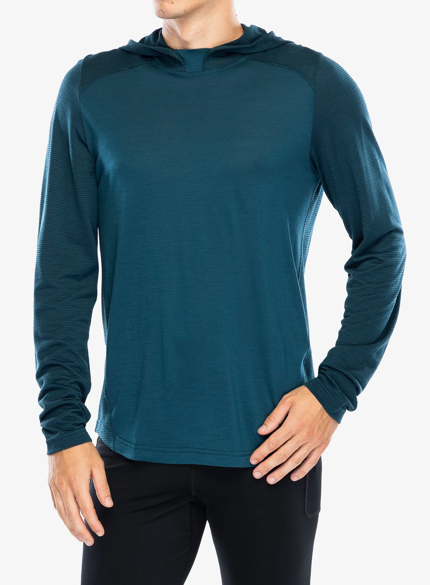 Mikina s kapucí Smartwool  Active Mesh Hoodie - twilight blue
