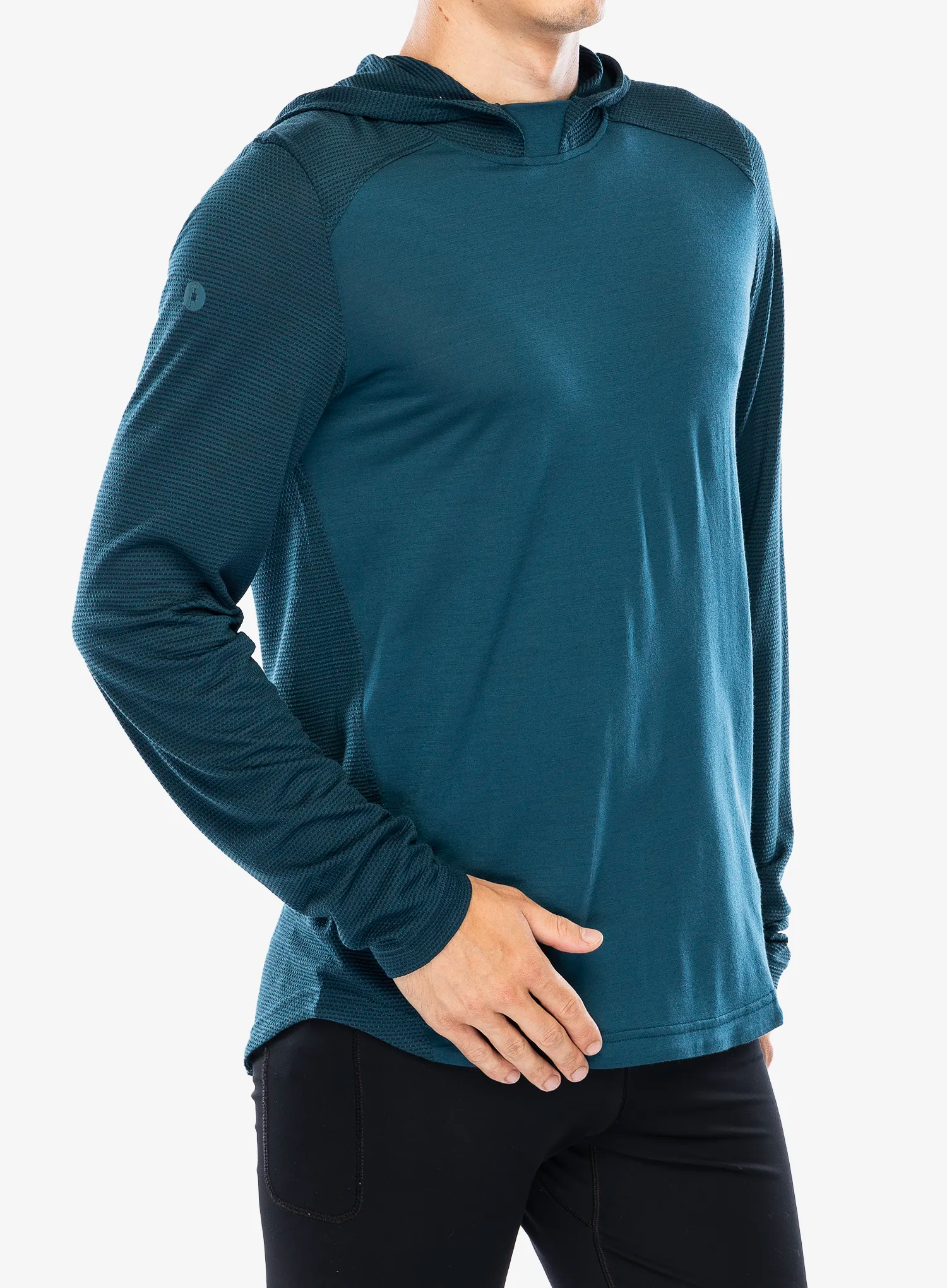 Mikina s kapucí Smartwool  Active Mesh Hoodie - twilight blue