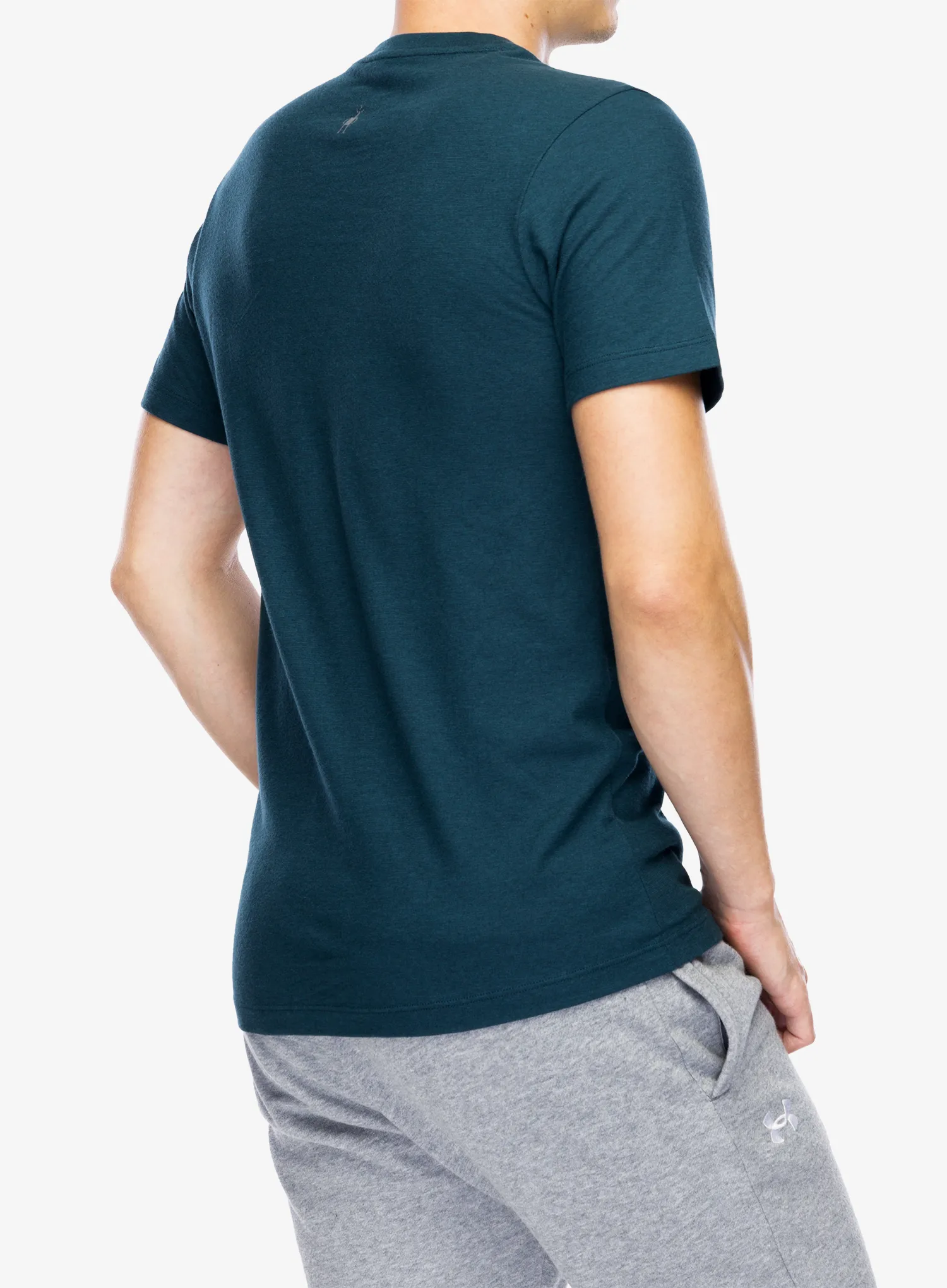 Tričko s potiskem Smartwool Alpine Sky Graphic Short Sleeve Tee Slim Fit - twilight blue