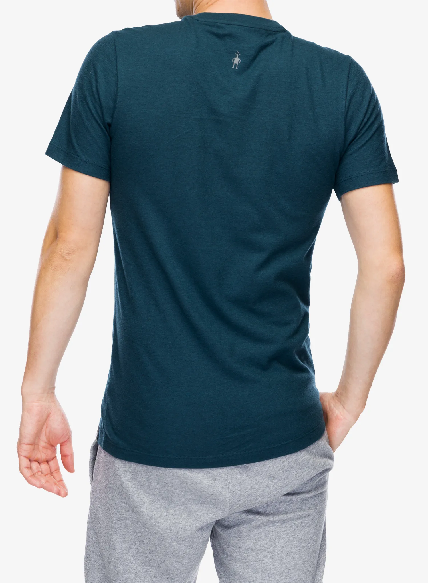 Tričko s potiskem Smartwool Alpine Sky Graphic Short Sleeve Tee Slim Fit - twilight blue