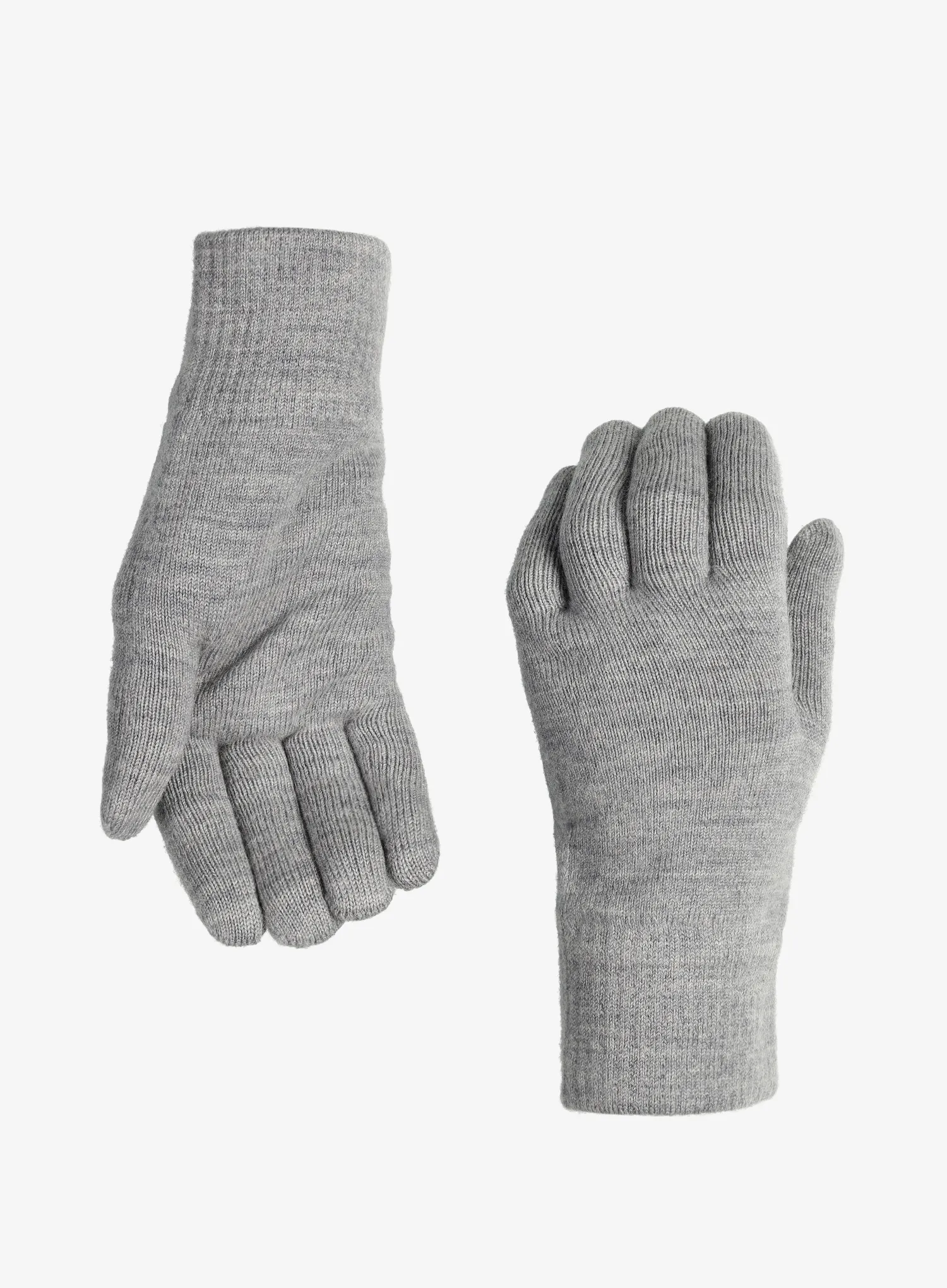 Vlněné rukavice Smartwool Boiled Wool Glove - light gray