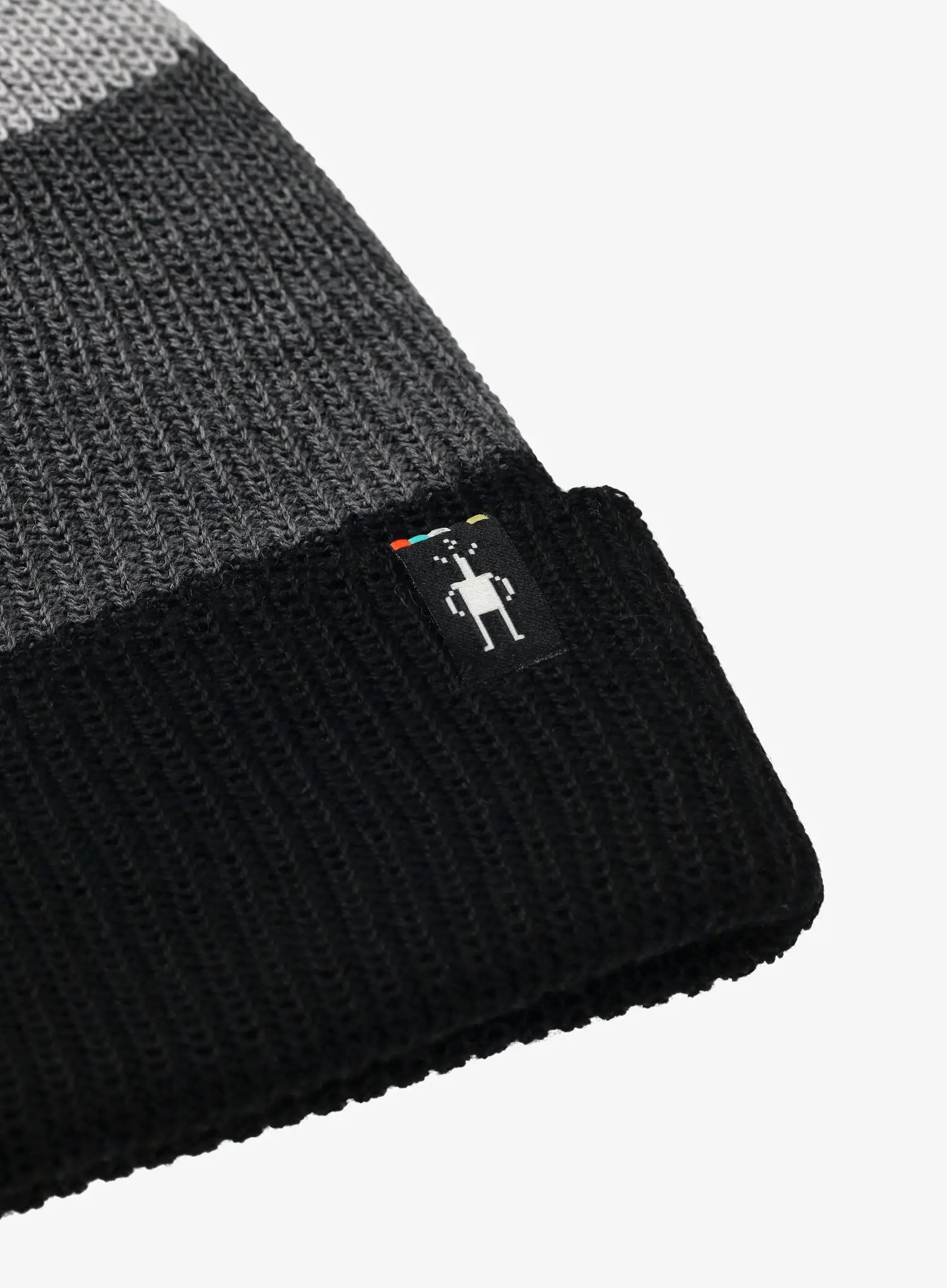 Zimní čepice Smartwool Cantar Colorblock Beanie - black