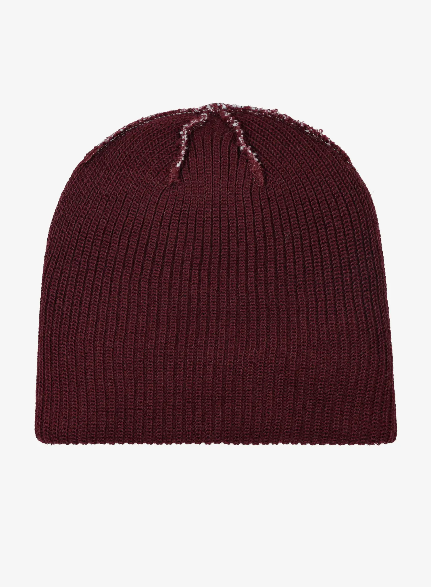 Zimní čepice Smartwool Cantar Colorblock Beanie - eggplant plaid