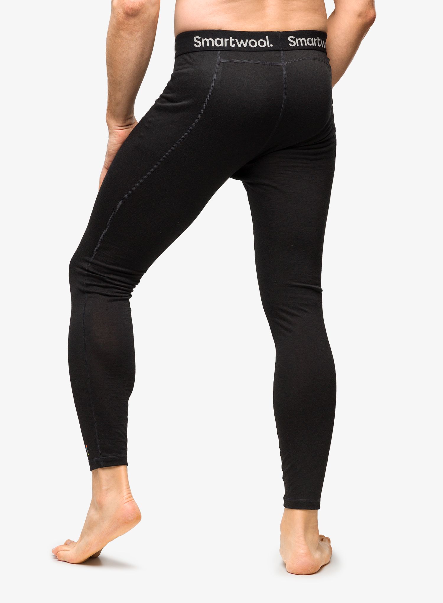 Termolegíny Smartwool Classic Merino Base Layer Bottom Boxed - black