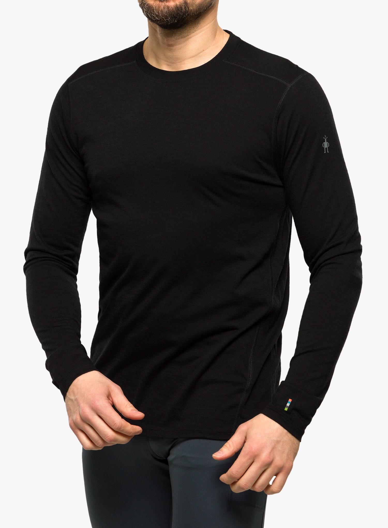 Funkční mikina Smartwool Classic Merino Base Layer LS Boxed - black