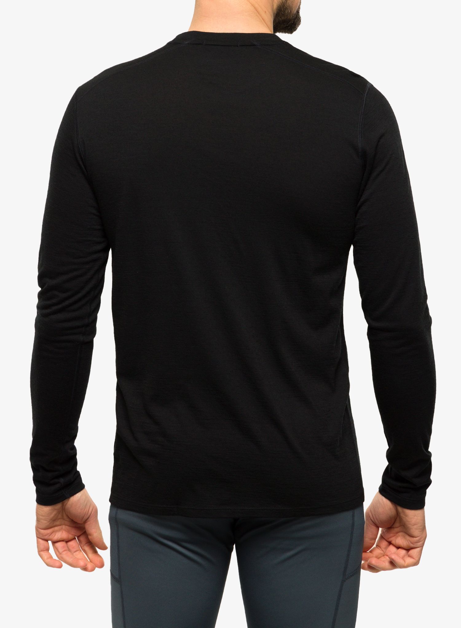 Funkční mikina Smartwool Classic Merino Base Layer LS Boxed - black