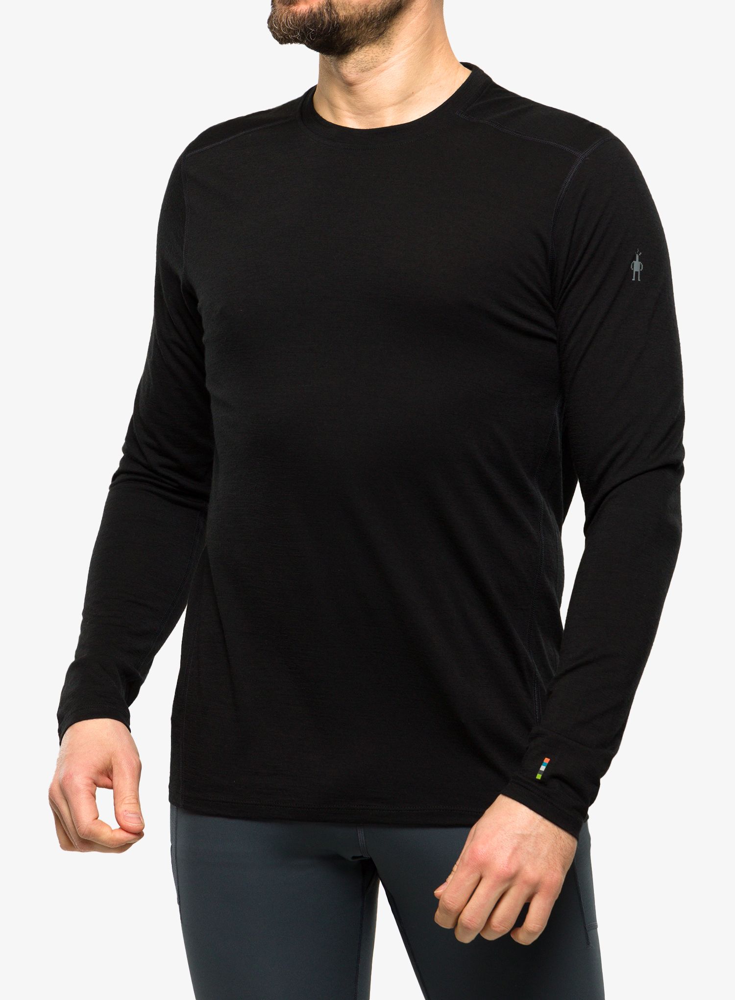 Funkční mikina Smartwool Classic Merino Base Layer LS Boxed - black