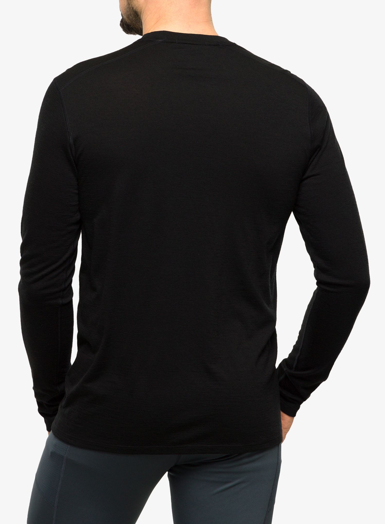 Funkční mikina Smartwool Classic Merino Base Layer LS Boxed - black