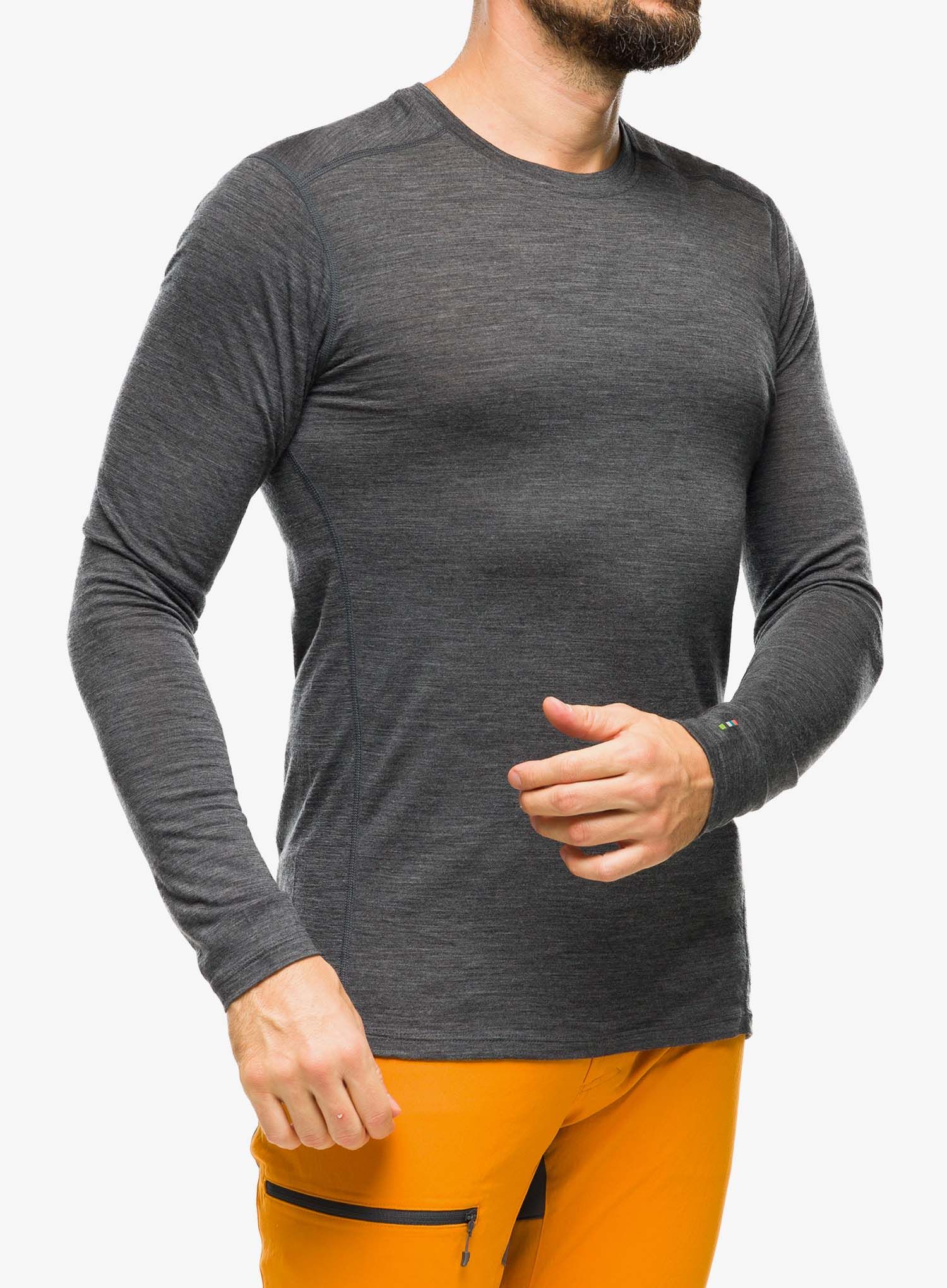 Funkční mikina Smartwool Classic Merino Base Layer LS Boxed - iron heather