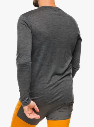 Funkční mikina Smartwool Classic Merino Base Layer LS Boxed - iron heather