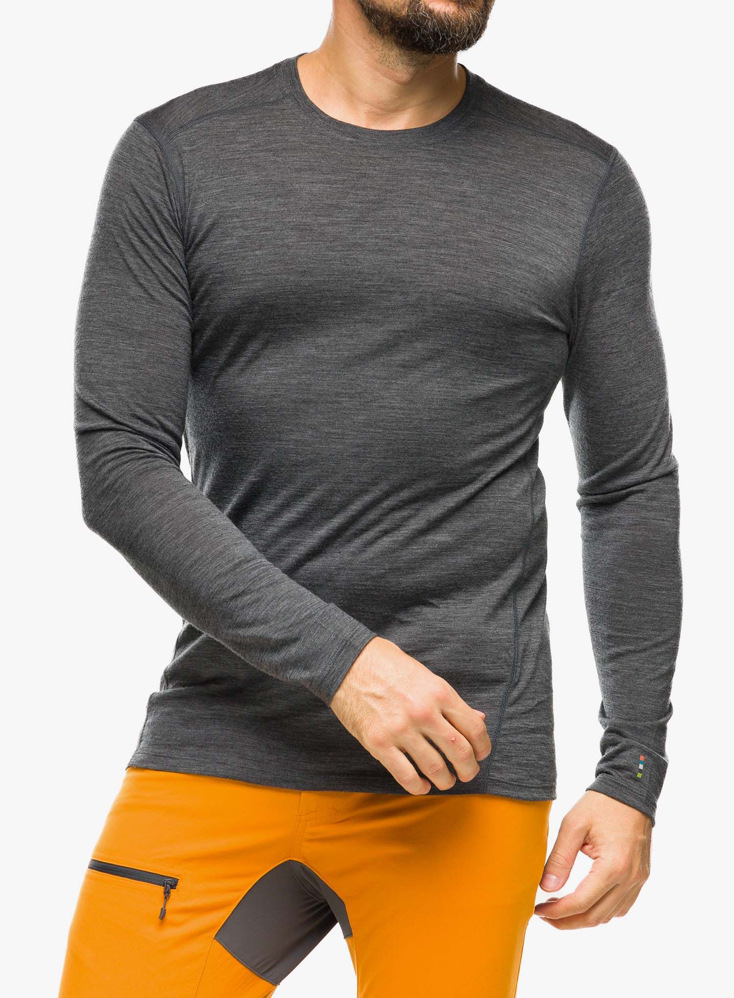 Funkční mikina Smartwool Classic Merino Base Layer LS Boxed - iron heather