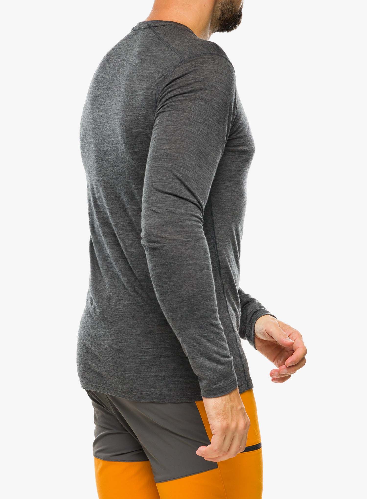 Funkční mikina Smartwool Classic Merino Base Layer LS Boxed - iron heather