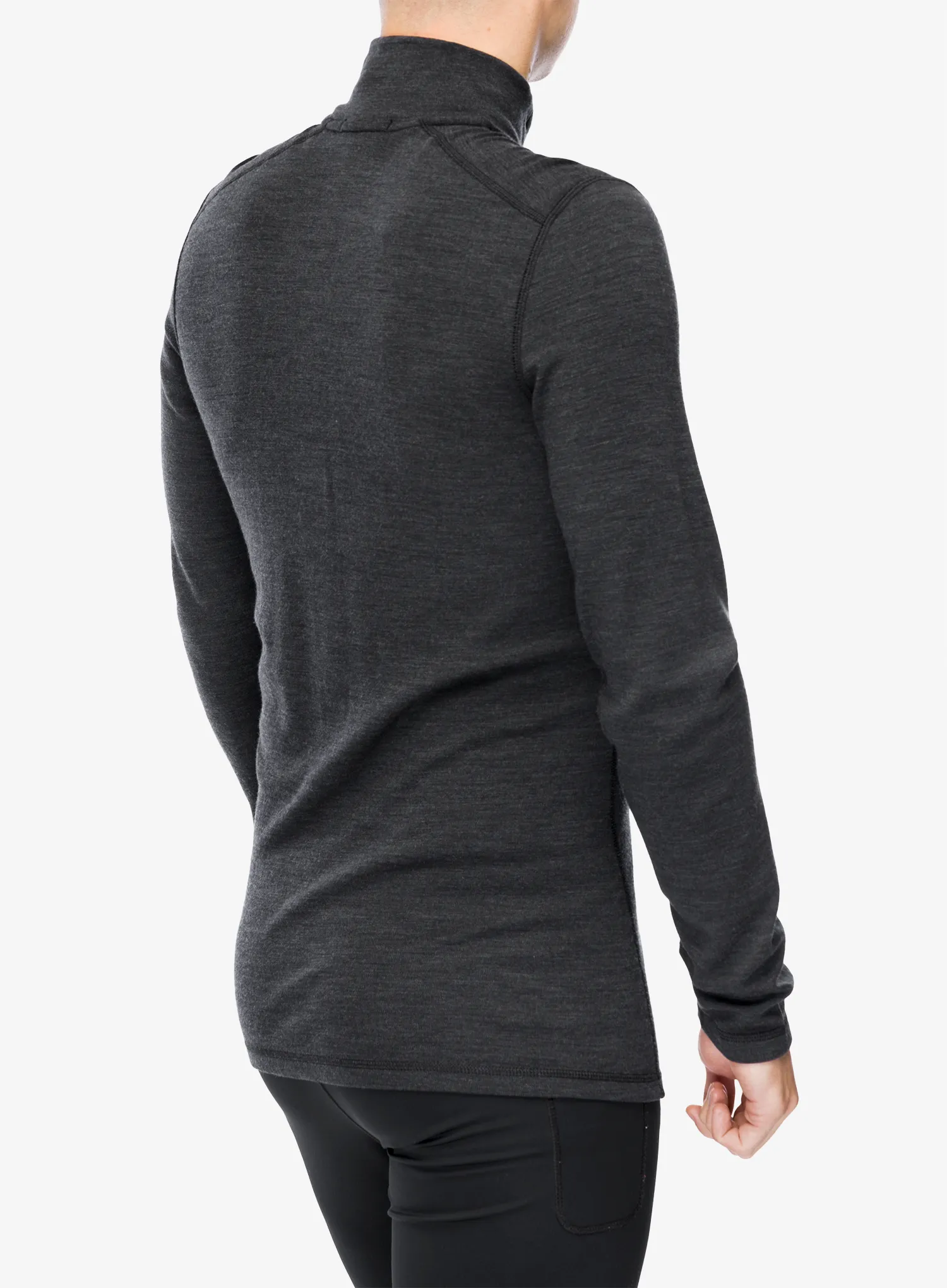 Funkční mikina Smartwool Classic Thermal Merino BL 1/4 Zip Boxed - charcoal heather