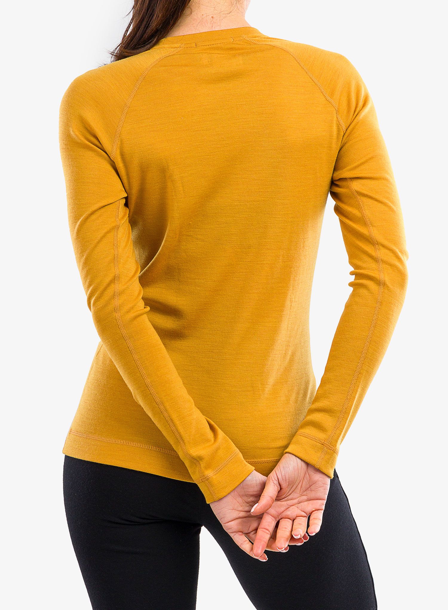 Dámská mikina Smartwool Classic Thermal Merino BL Crew Boxed - honey