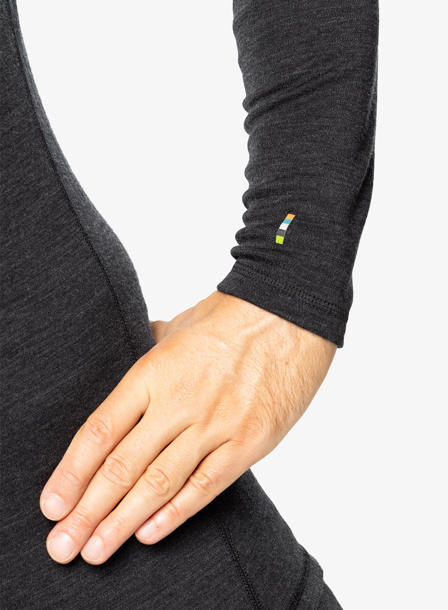 Funkční mikina Smartwool Classic Thermal Merino Base Layer 1/4 Zip Boxed - charcoal heather
