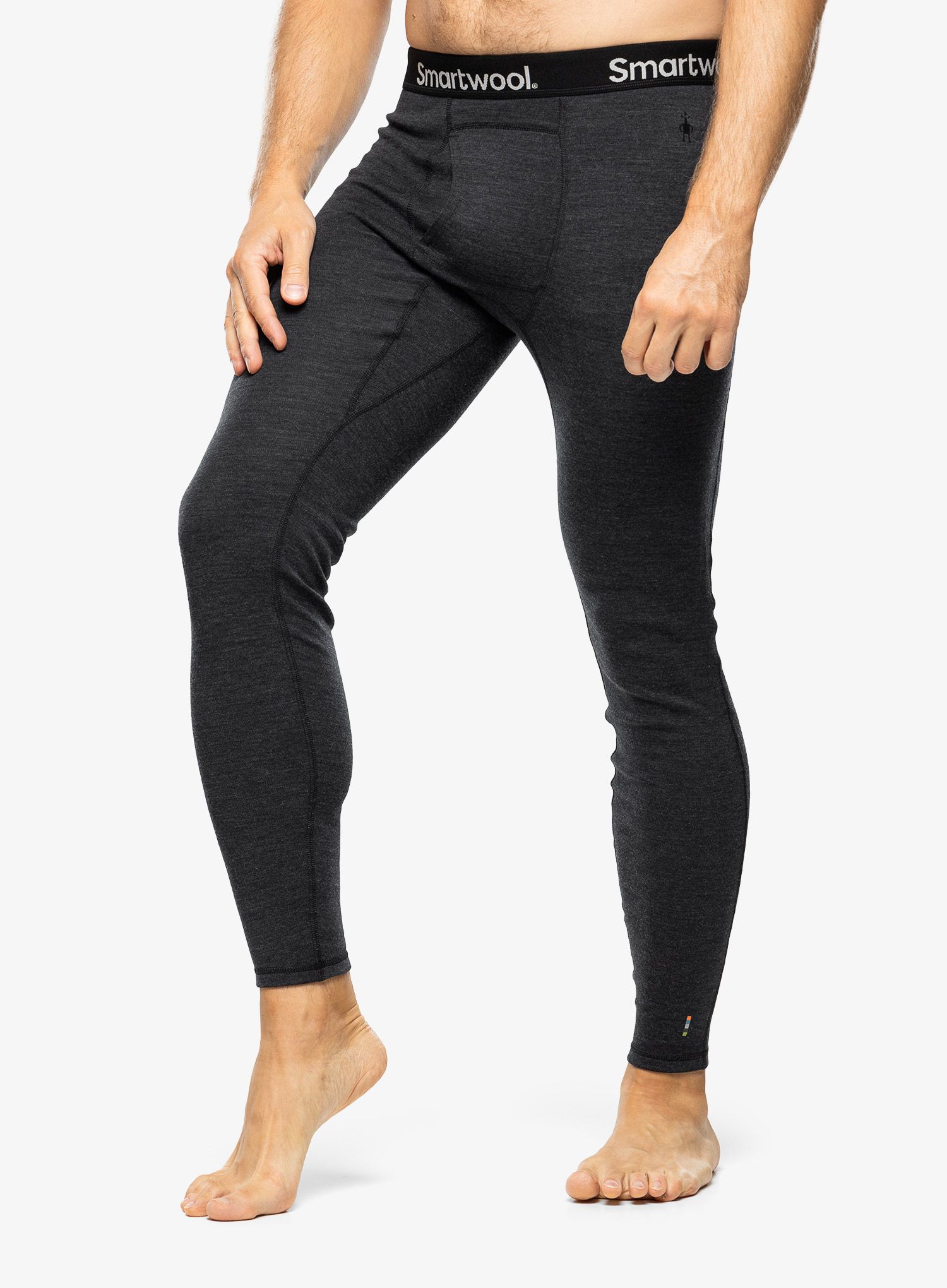 Termolegíny Smartwool Classic Thermal Merino Base Layer Bottom - charcoal heather
