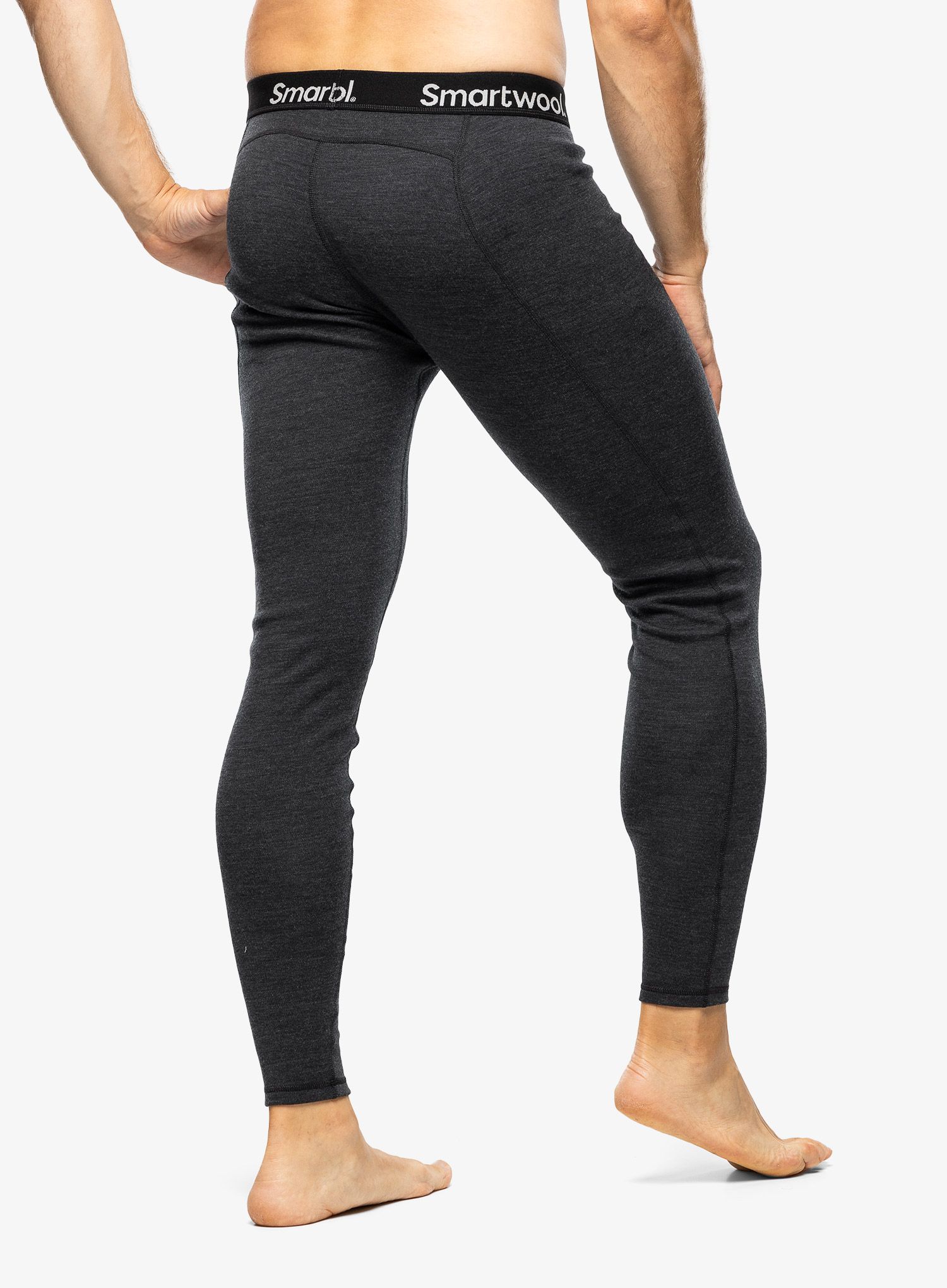 Termolegíny Smartwool Classic Thermal Merino Base Layer Bottom - charcoal heather