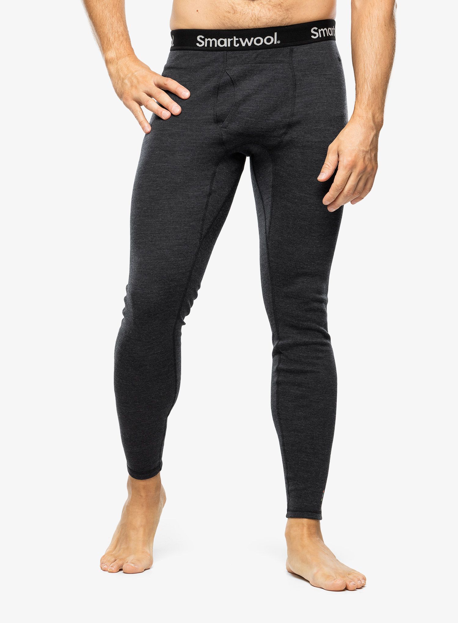Termolegíny Smartwool Classic Thermal Merino Base Layer Bottom - charcoal heather
