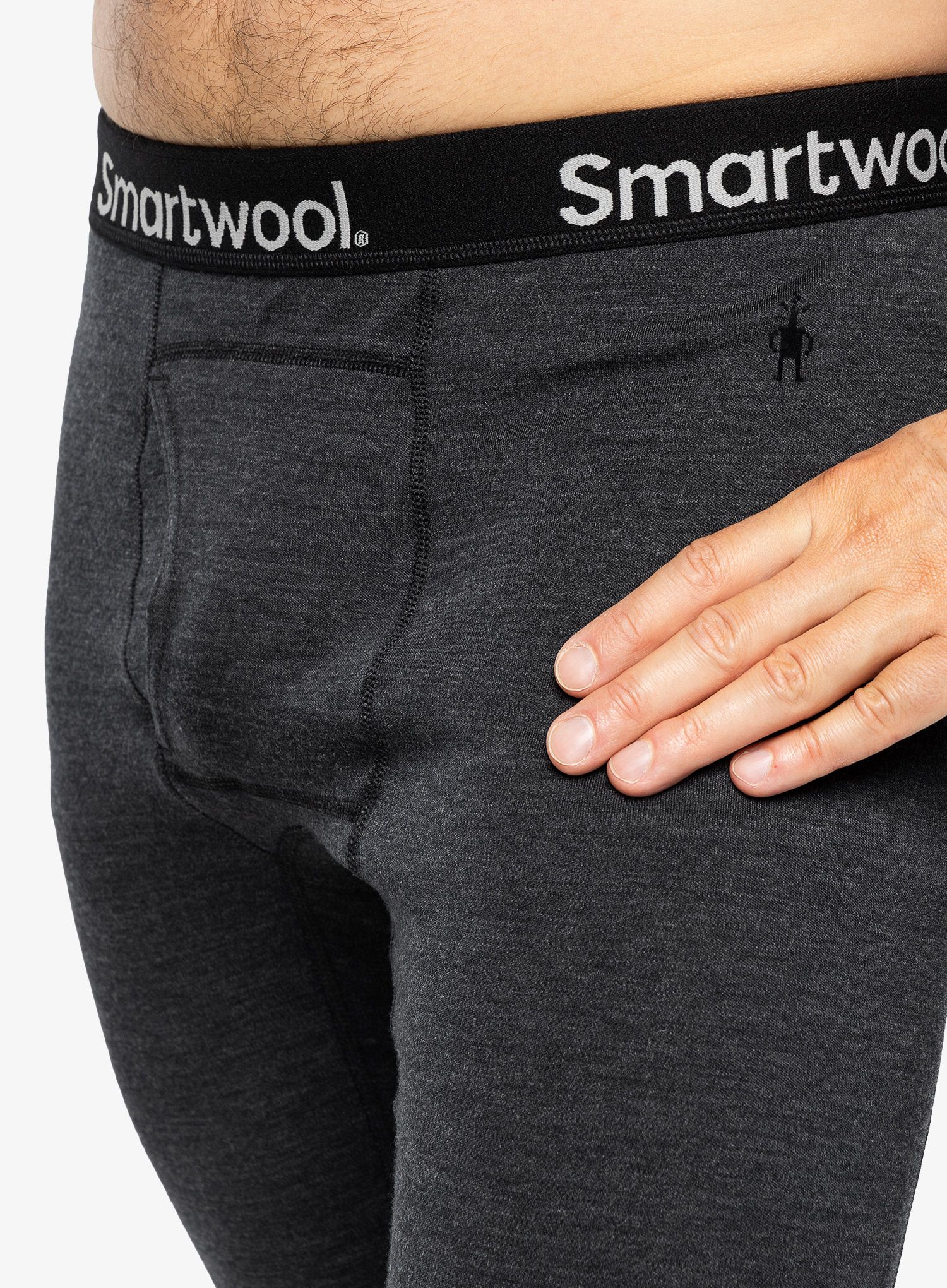 Termolegíny Smartwool Classic Thermal Merino Base Layer Bottom - charcoal heather