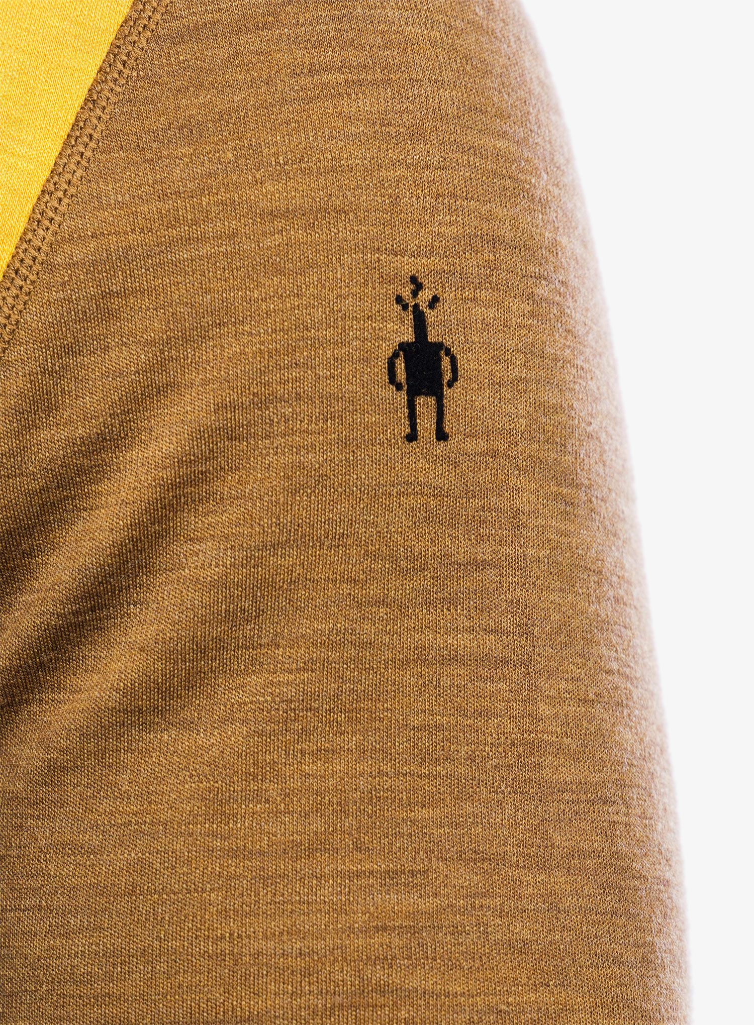Funkční mikina Smartwool Classic Thermal Merino Base Layer Colorblock Crew Boxed - fox brown heather