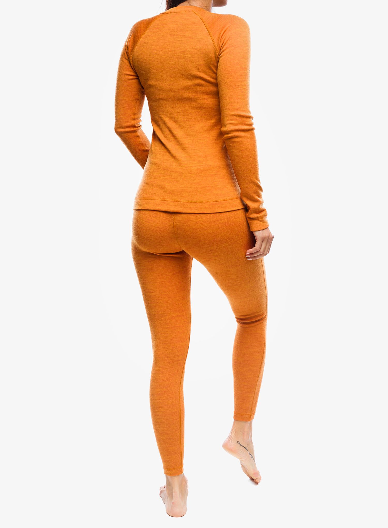 Dámská mikina Smartwool Classic Thermal Merino Base Layer Crew Boxed - marmalade heather