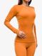 Dámská mikina Smartwool Classic Thermal Merino Base Layer Crew Boxed - marmalade heather