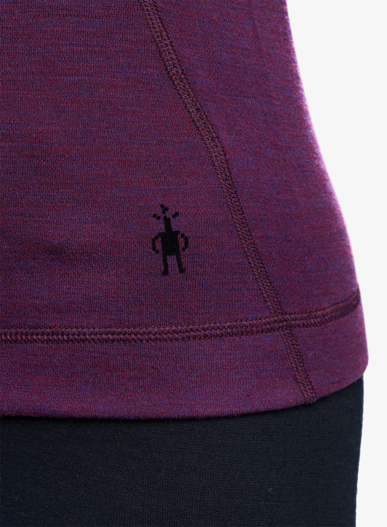 Dámská mikina Smartwool Classic Thermal Merino Base Layer Crew Boxed - purple iris heather
