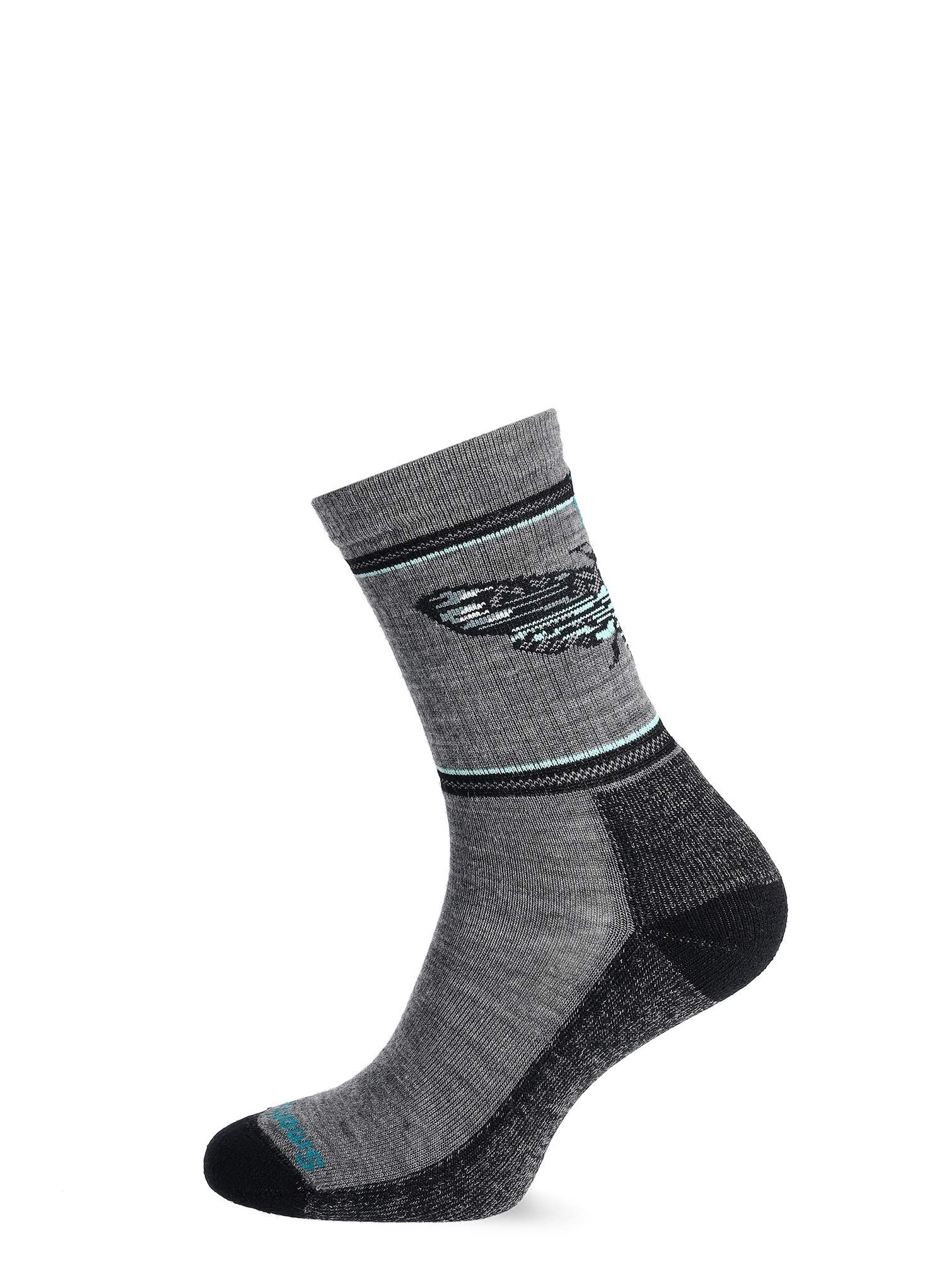 Merino ponožky Smartwool Everyday Forest Loot 2 Crew Socks - medium gray