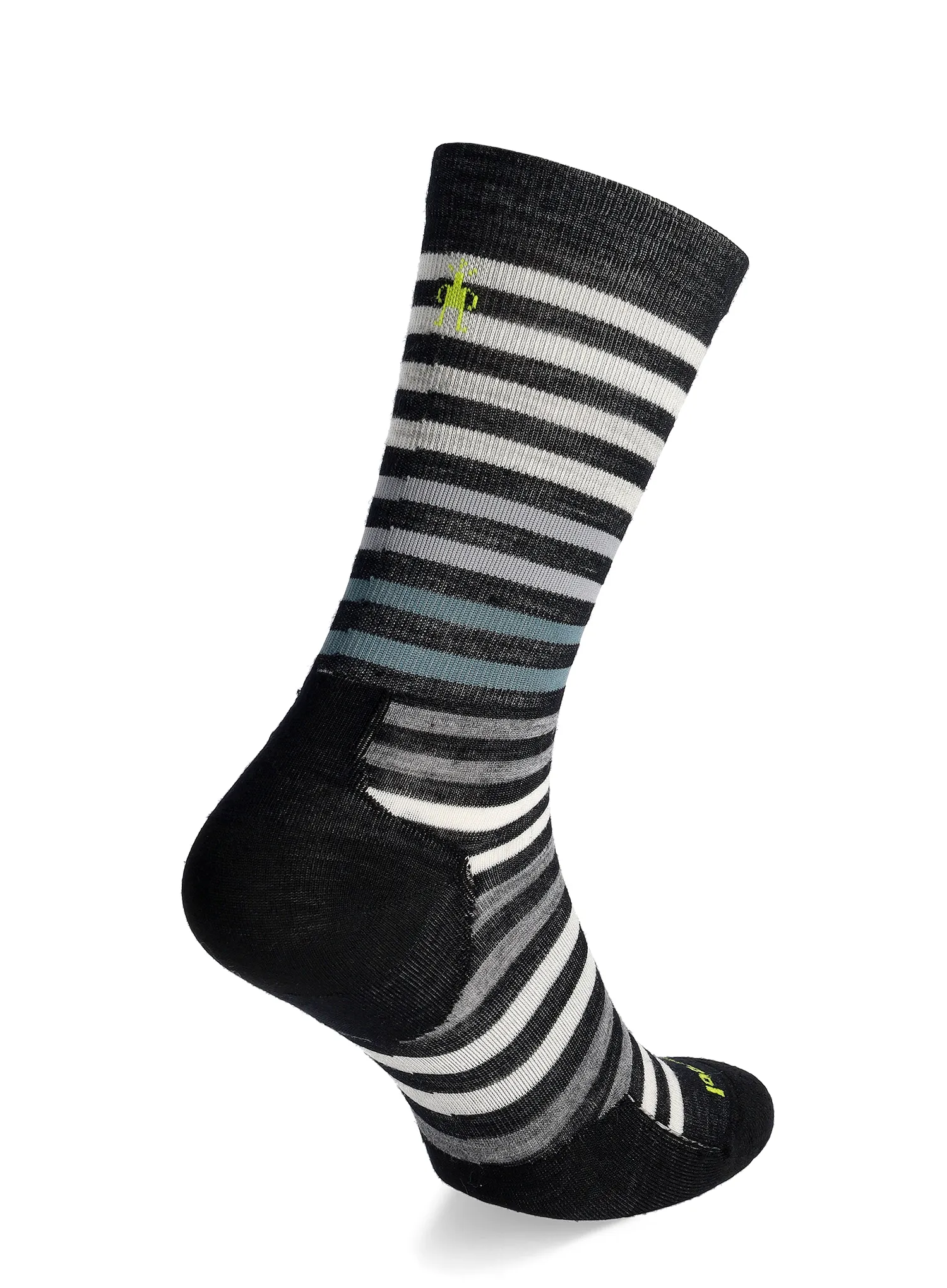 Ponožky Smartwool Everyday Spruce Street Crew Socks - black/white