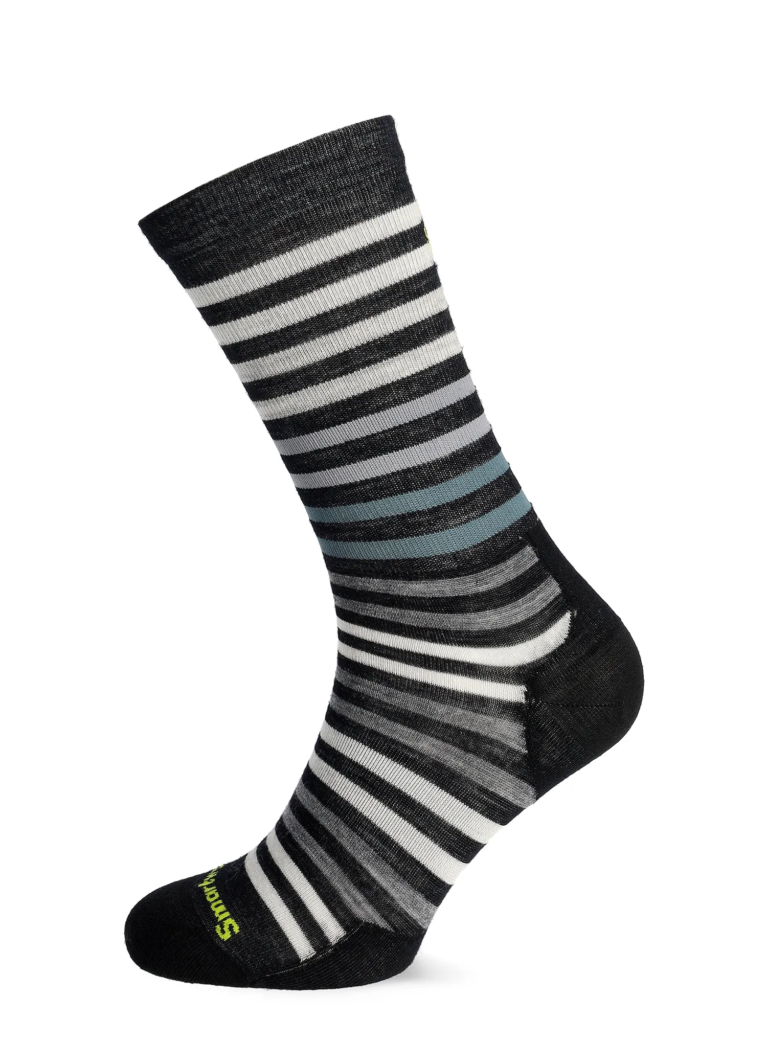 Ponožky Smartwool Everyday Spruce Street Crew Socks - black/white