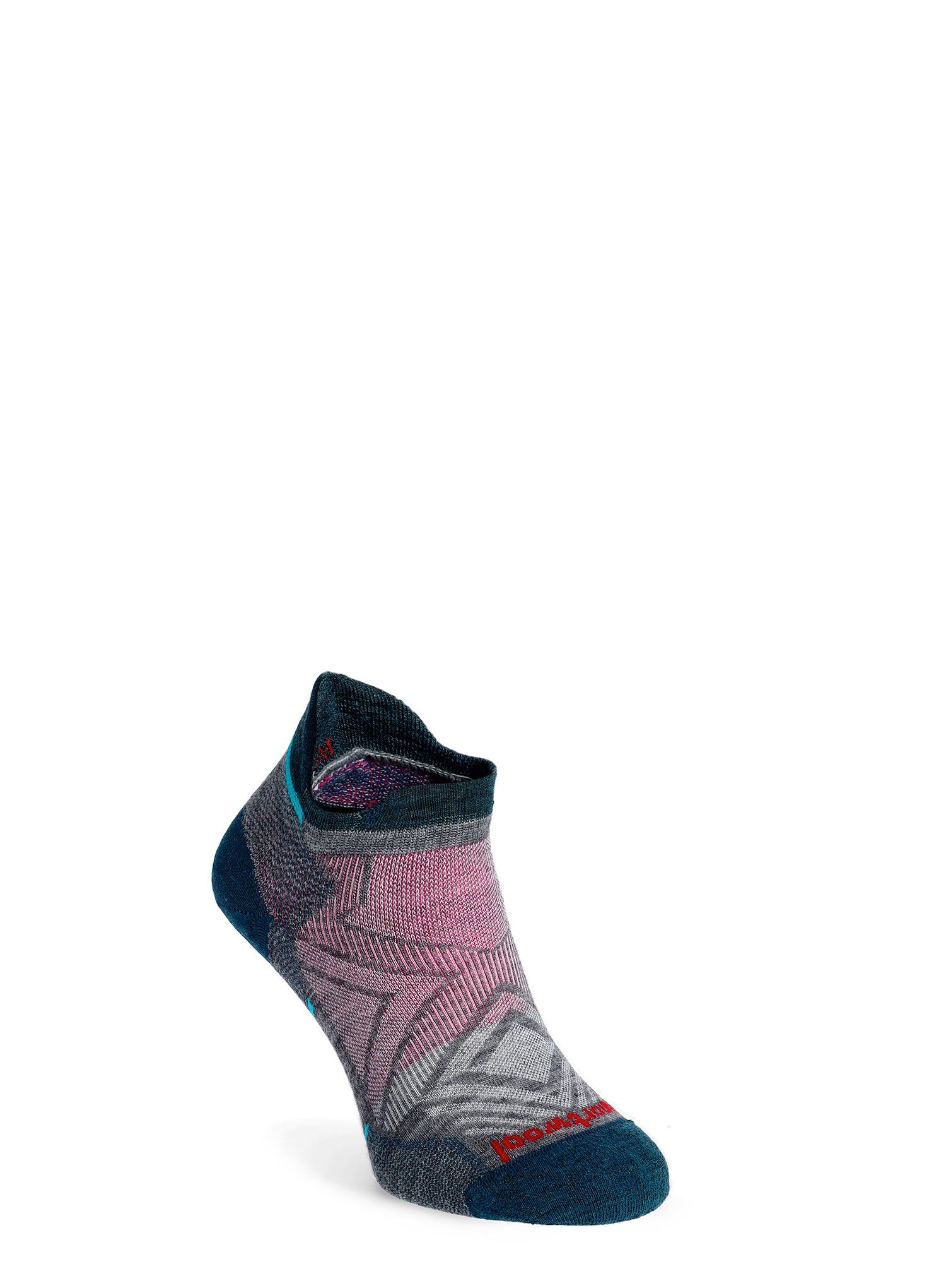 Merino ponožky dámské Smartwool Run Zero Cushion Low Ankle Socks - medium gray