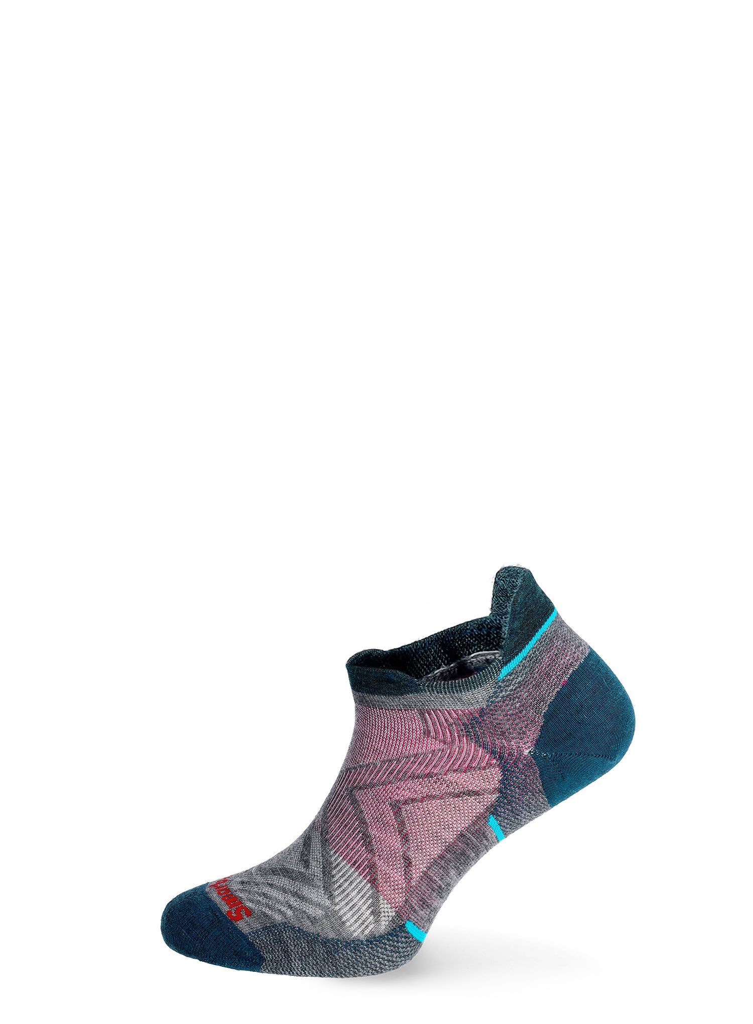 Merino ponožky dámské Smartwool Run Zero Cushion Low Ankle Socks - medium gray