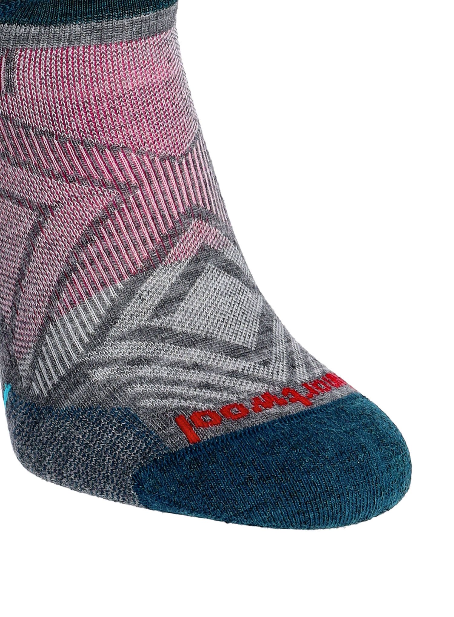Merino ponožky dámské Smartwool Run Zero Cushion Low Ankle Socks - medium gray