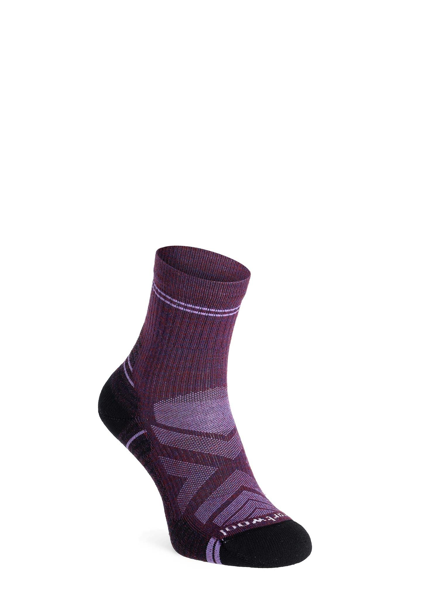 Merino ponožky dámské Smartwool Hike Light Cushion Mid Crew Socks - purple iris