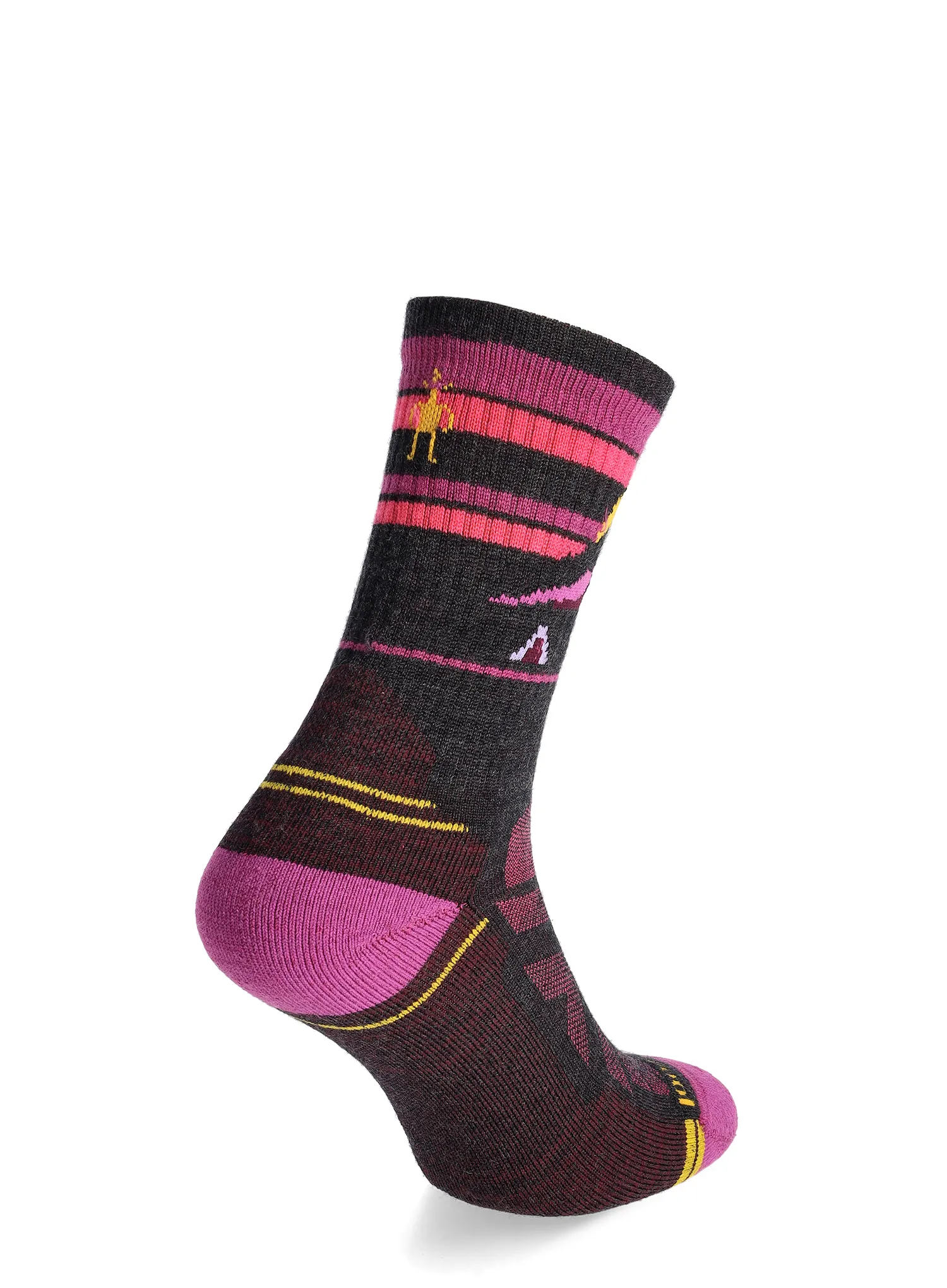 Dámské ponožky Smartwool Hike Light Cushion Mountain Moon Crew Socks - charcoal