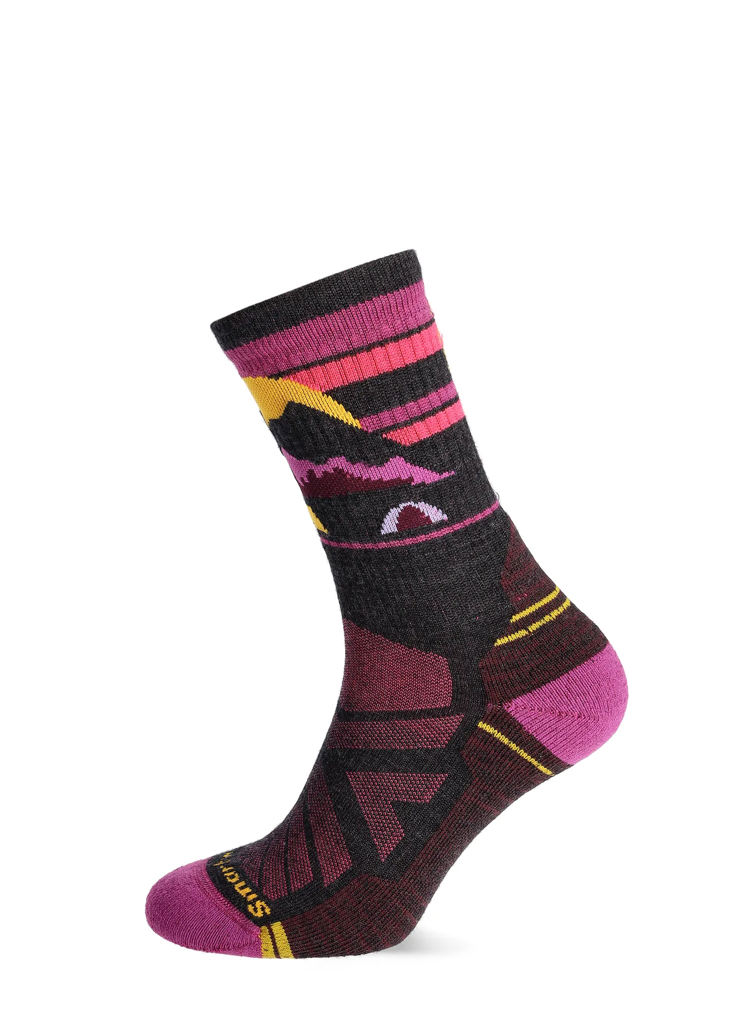 Dámské ponožky Smartwool Hike Light Cushion Mountain Moon Crew Socks - charcoal