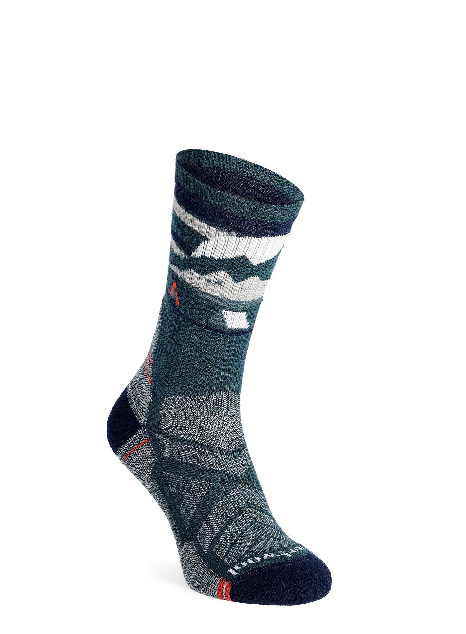 Merino ponožky dámské Smartwool  Hike Light Cushion New Pattern Crew Socks - twilight blue