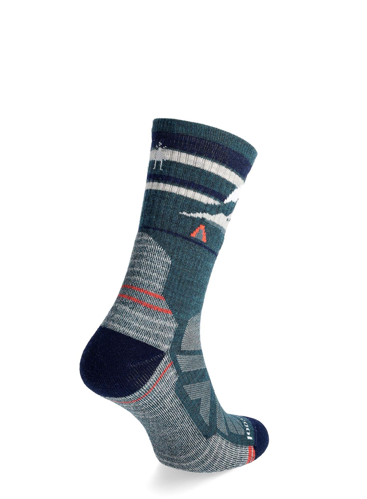 Merino ponožky dámské Smartwool  Hike Light Cushion New Pattern Crew Socks - twilight blue
