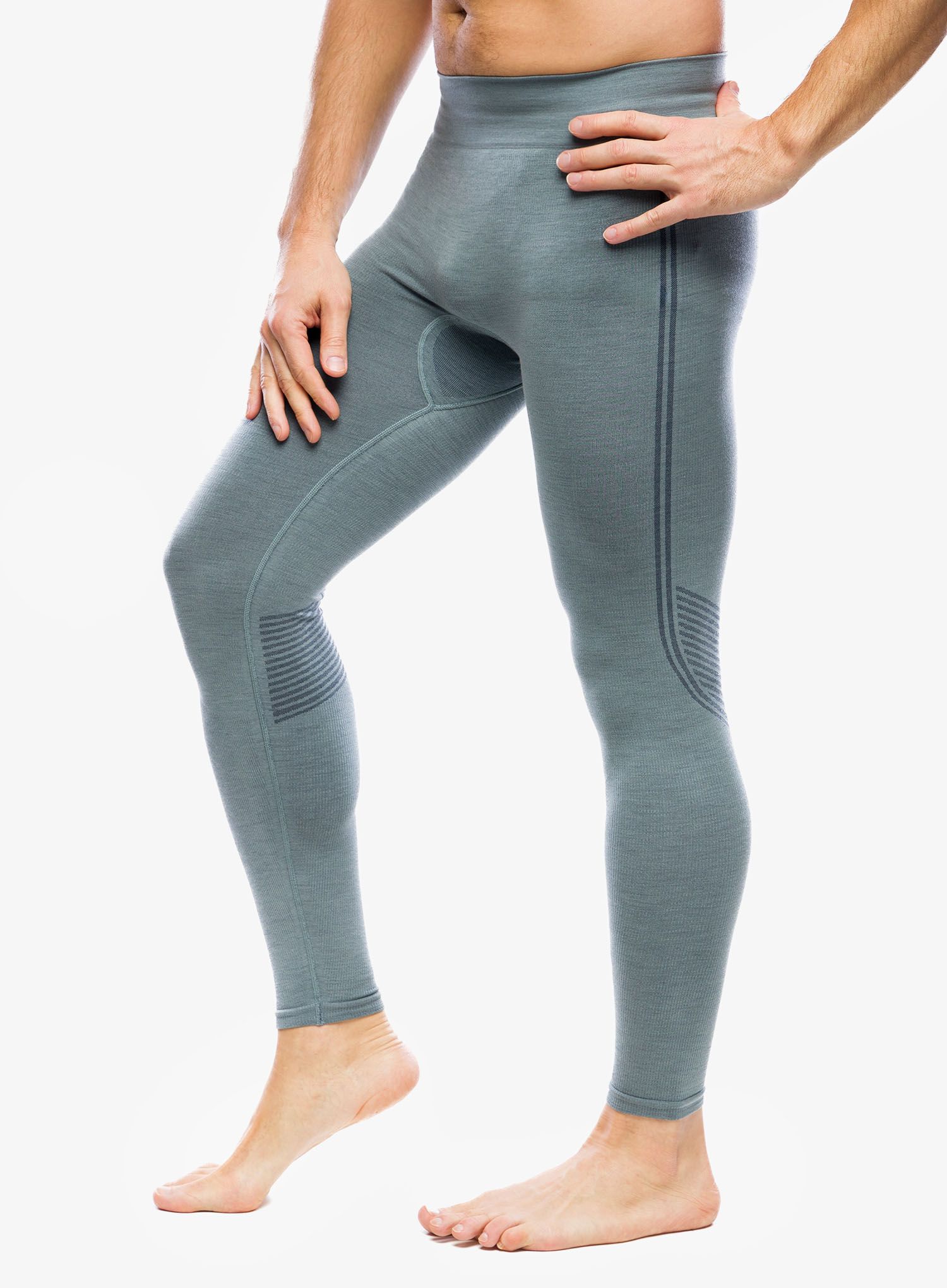 Termolegíny Smartwool Intraknit Active Base Layer Bottom - lead