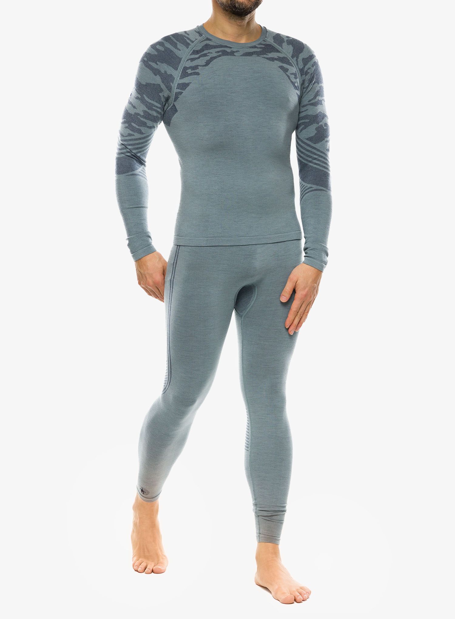 Termolegíny Smartwool Intraknit Active Base Layer Bottom - lead