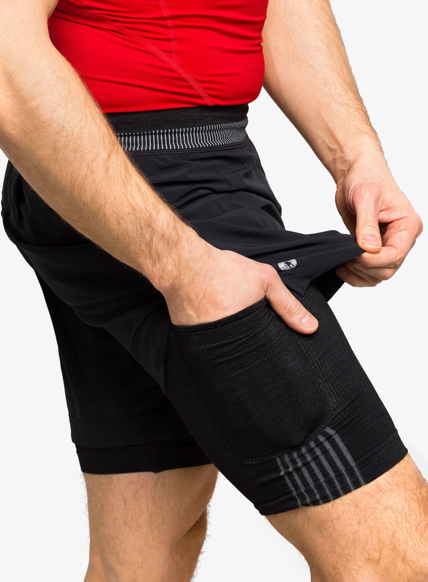 Pánské kraťasy Smartwool Intraknit Active Lined Short - black