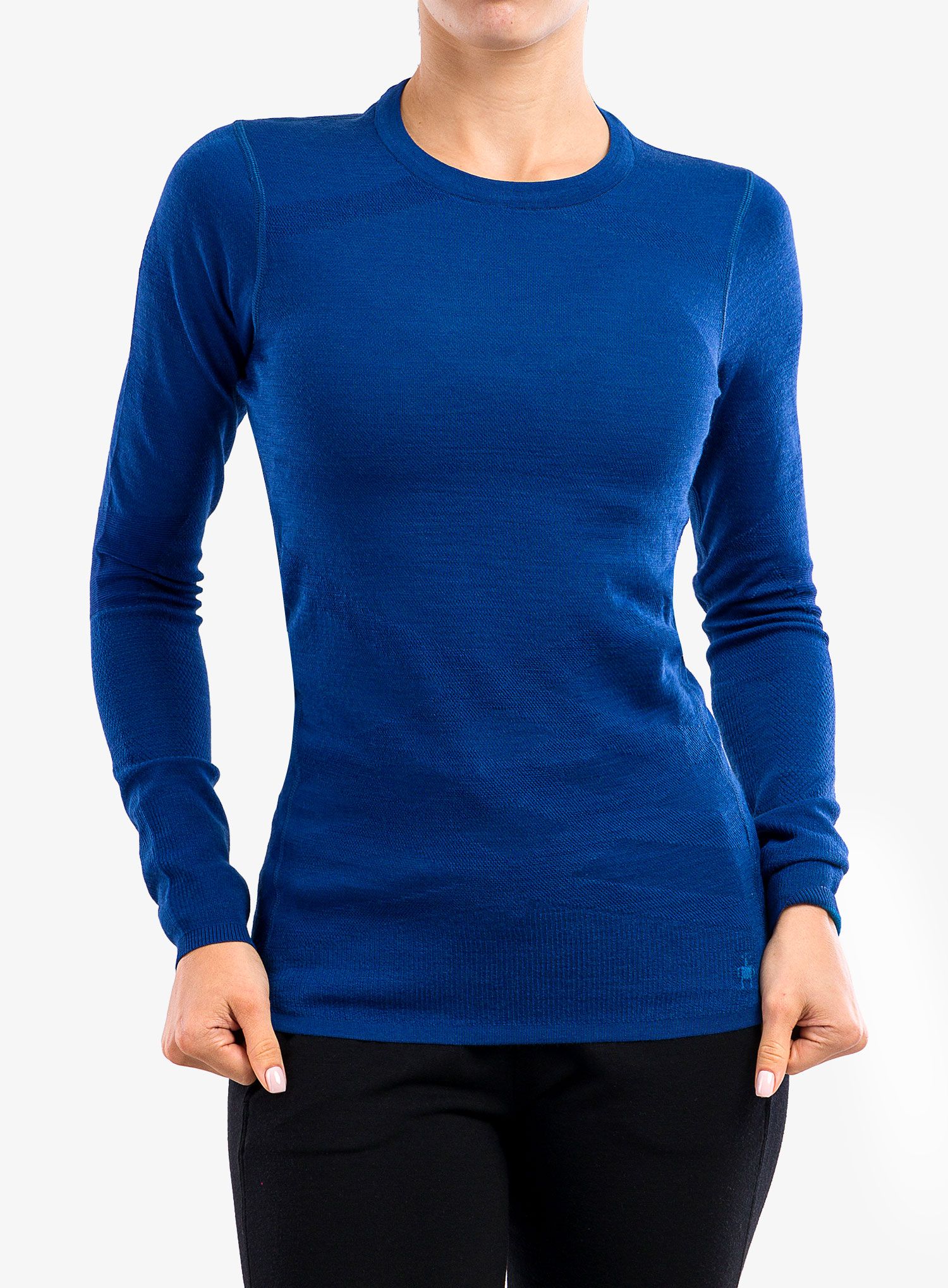 Dámská mikina Smartwool Intraknit Thermal Merino BL Crew - blueberry
