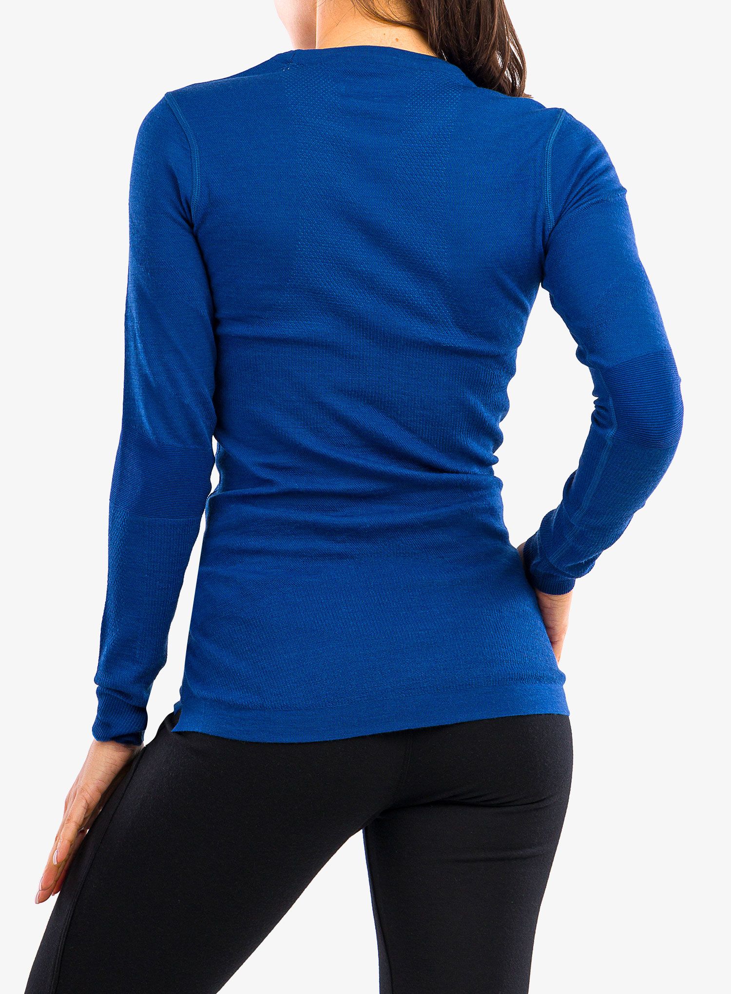 Dámská mikina Smartwool Intraknit Thermal Merino BL Crew - blueberry