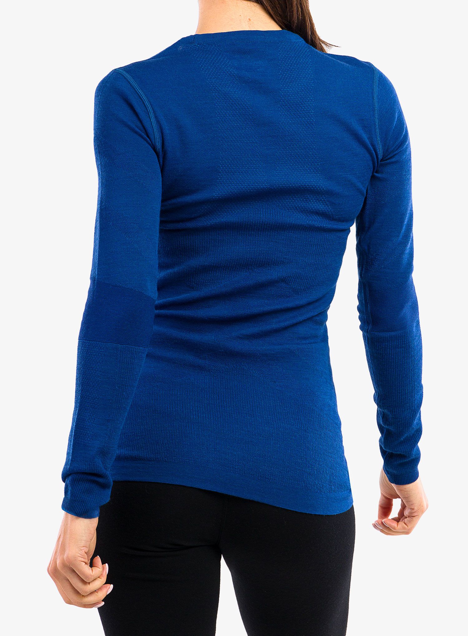 Dámská mikina Smartwool Intraknit Thermal Merino BL Crew - blueberry