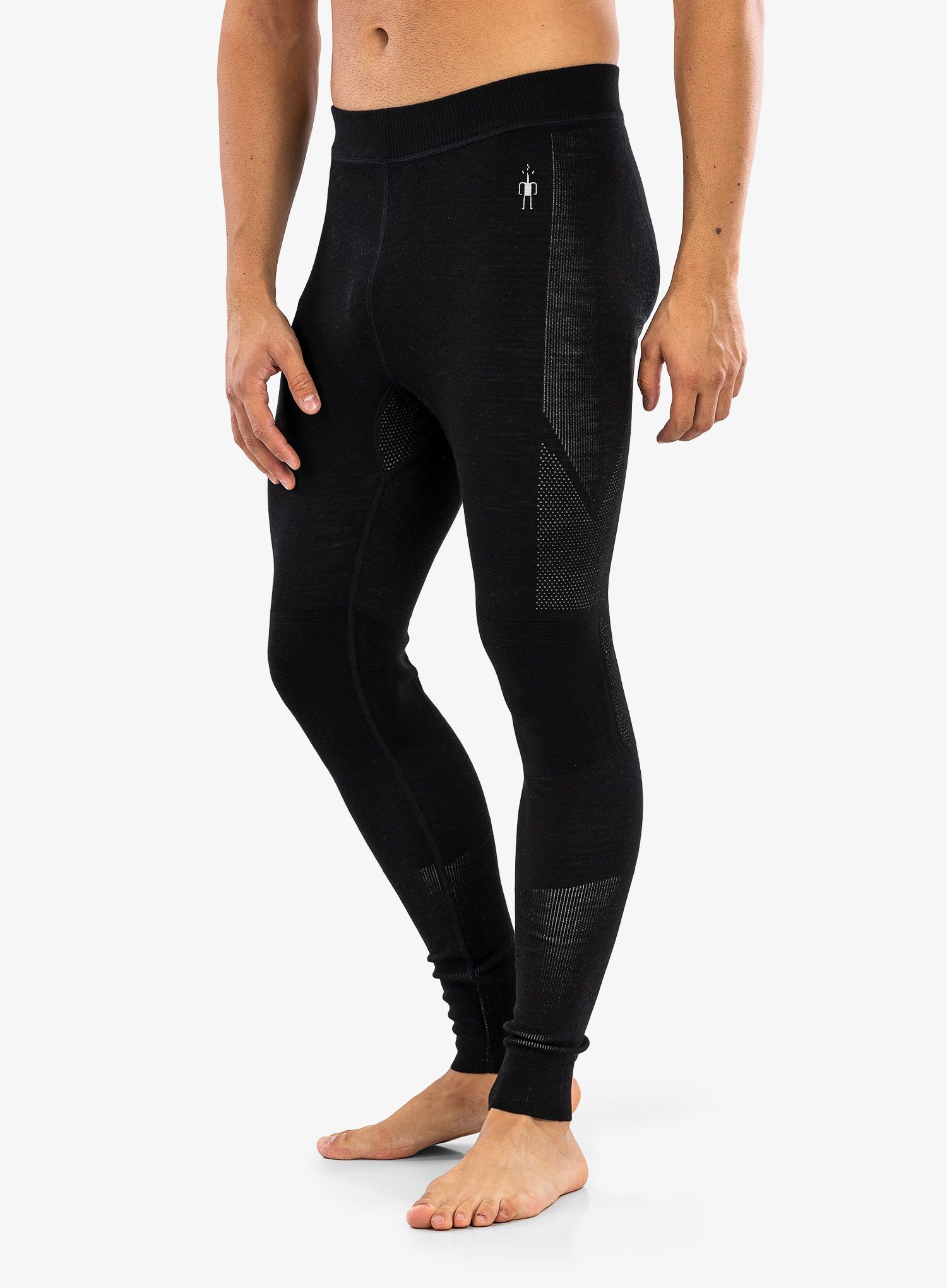Leginy Smartwool Intraknit Thermal Merino Base Layer Bottom - black/white